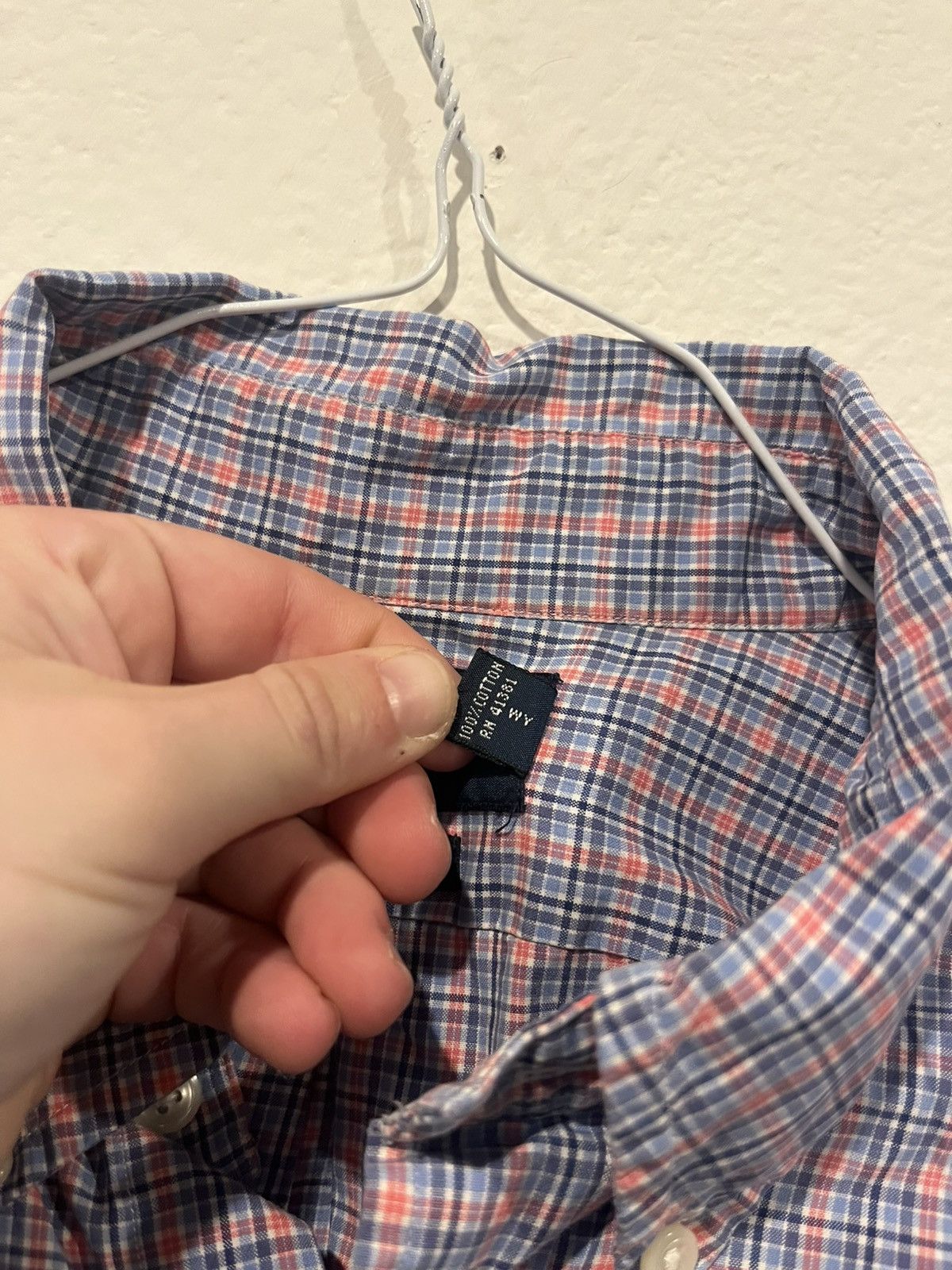 Ralph Lauren Ralph Lauren Classic Fit Men’s Size Large Button Down Plaid Size US L / EU 52-54 / 3 - 3 Thumbnail