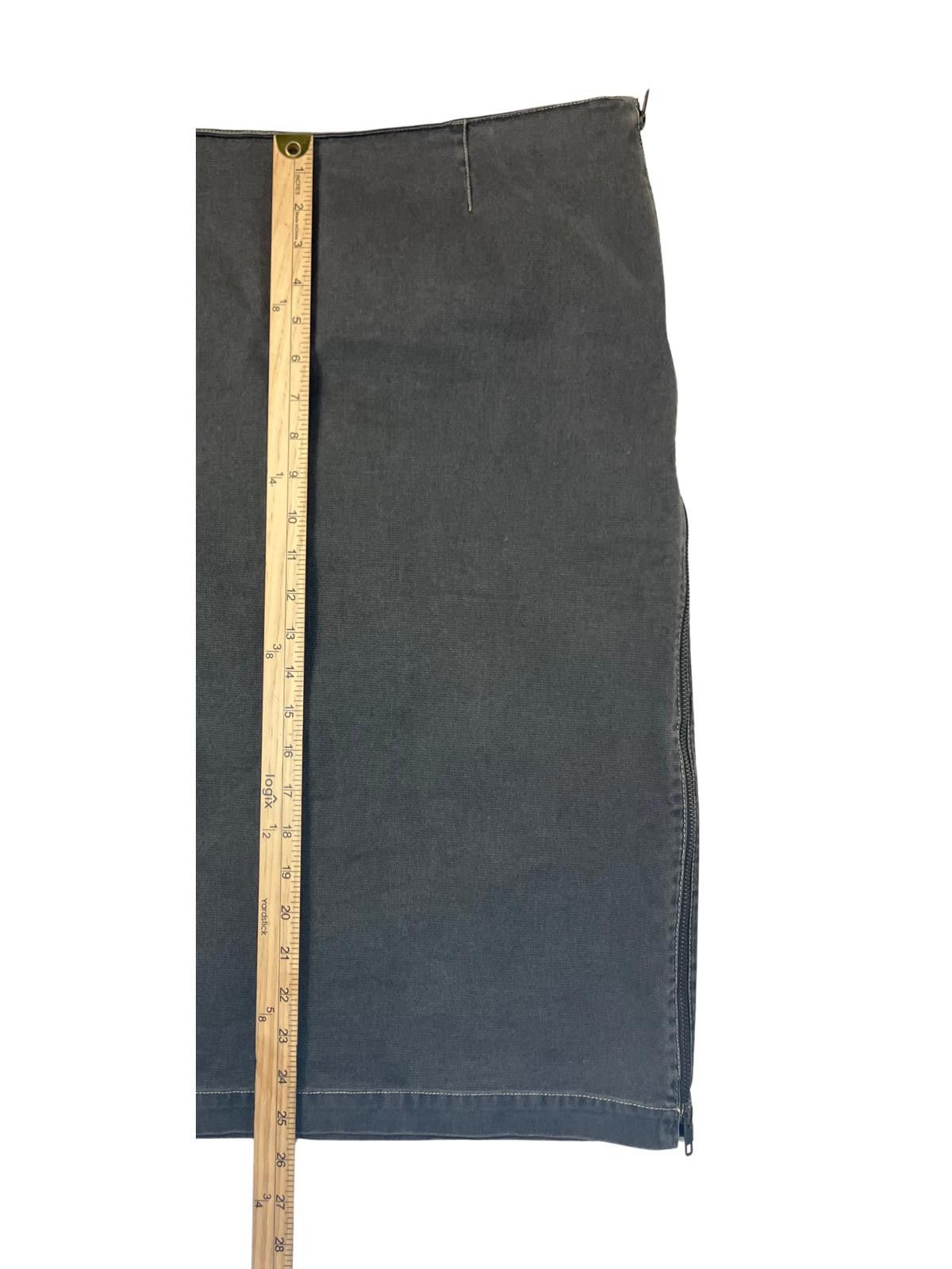 Unknown London Peruvian Connection Pencil Skirt Dark Brown Zip Size 38" / US 16 / IT 52 - 5 Thumbnail