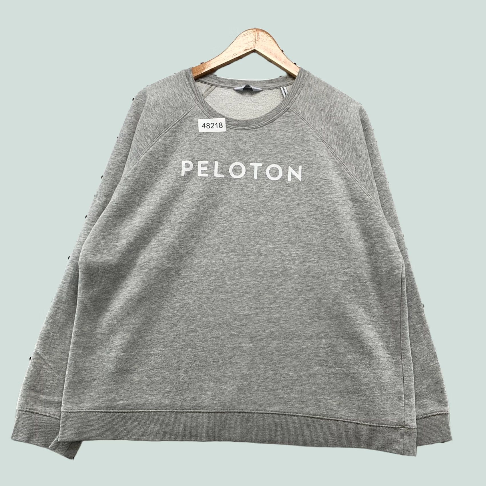 Vintage Peloton Sweatshirt Mens XL Gray Crewneck Fleece Pullover Workout Train Size US XL / EU 56 / 4 - 1 Thumbnail