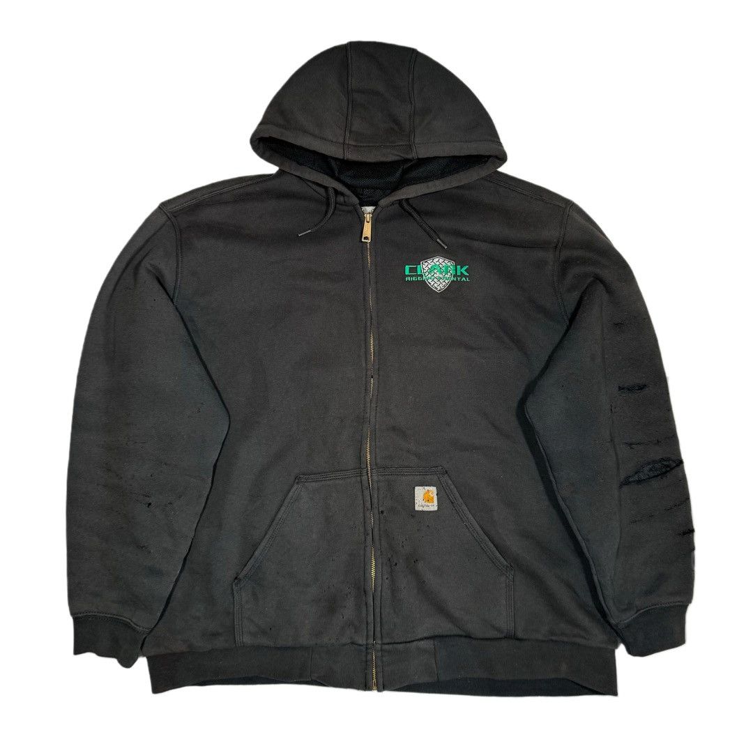 Carhartt Vintage Distressed Carhartt Hoodie Size US XL / EU 56 / 4 - 5 Thumbnail