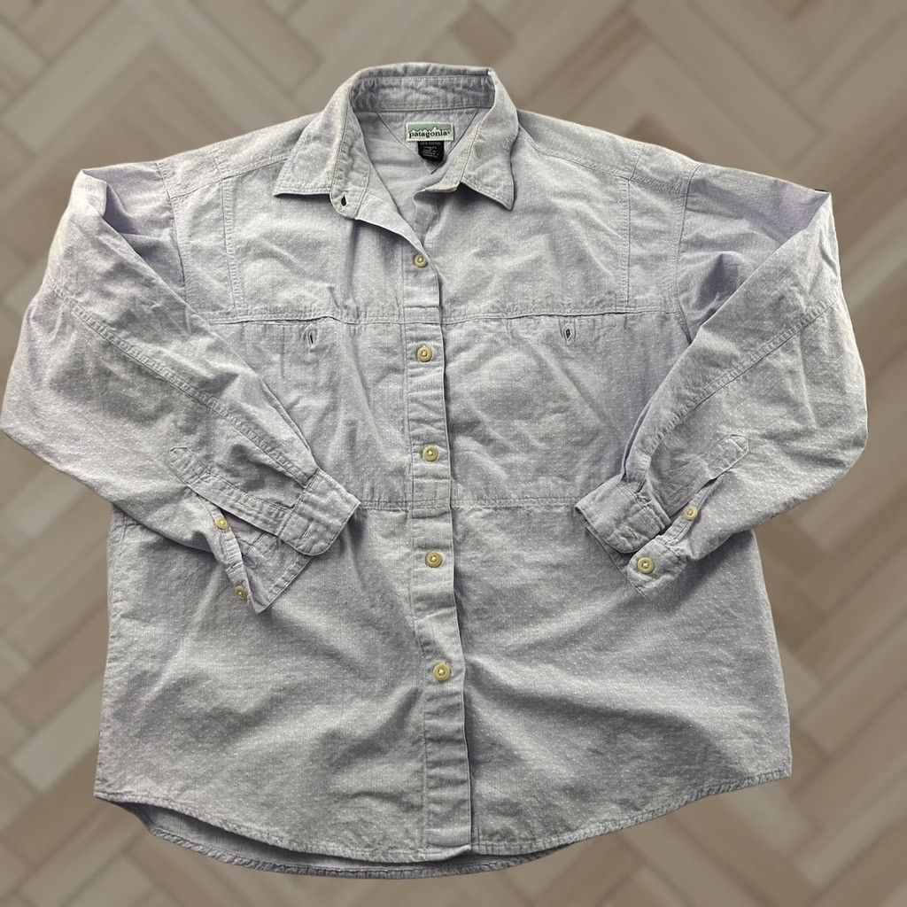Patagonia Patagonia Shirt Women Small Long Sleeve Purple Button-Up Front Regular Size S Size S / US 4 / IT 40 - 1 Thumbnail