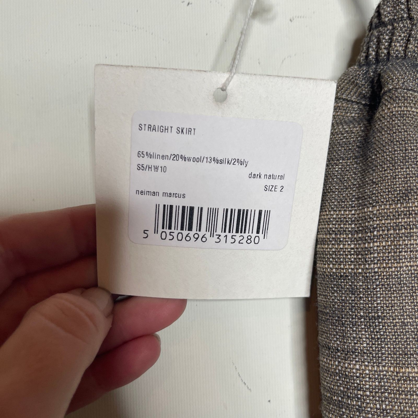 eskandar New Eskandar two piece suit Open collar jacket straight skir Size 30" / US 8 / IT 44 - 14 Thumbnail