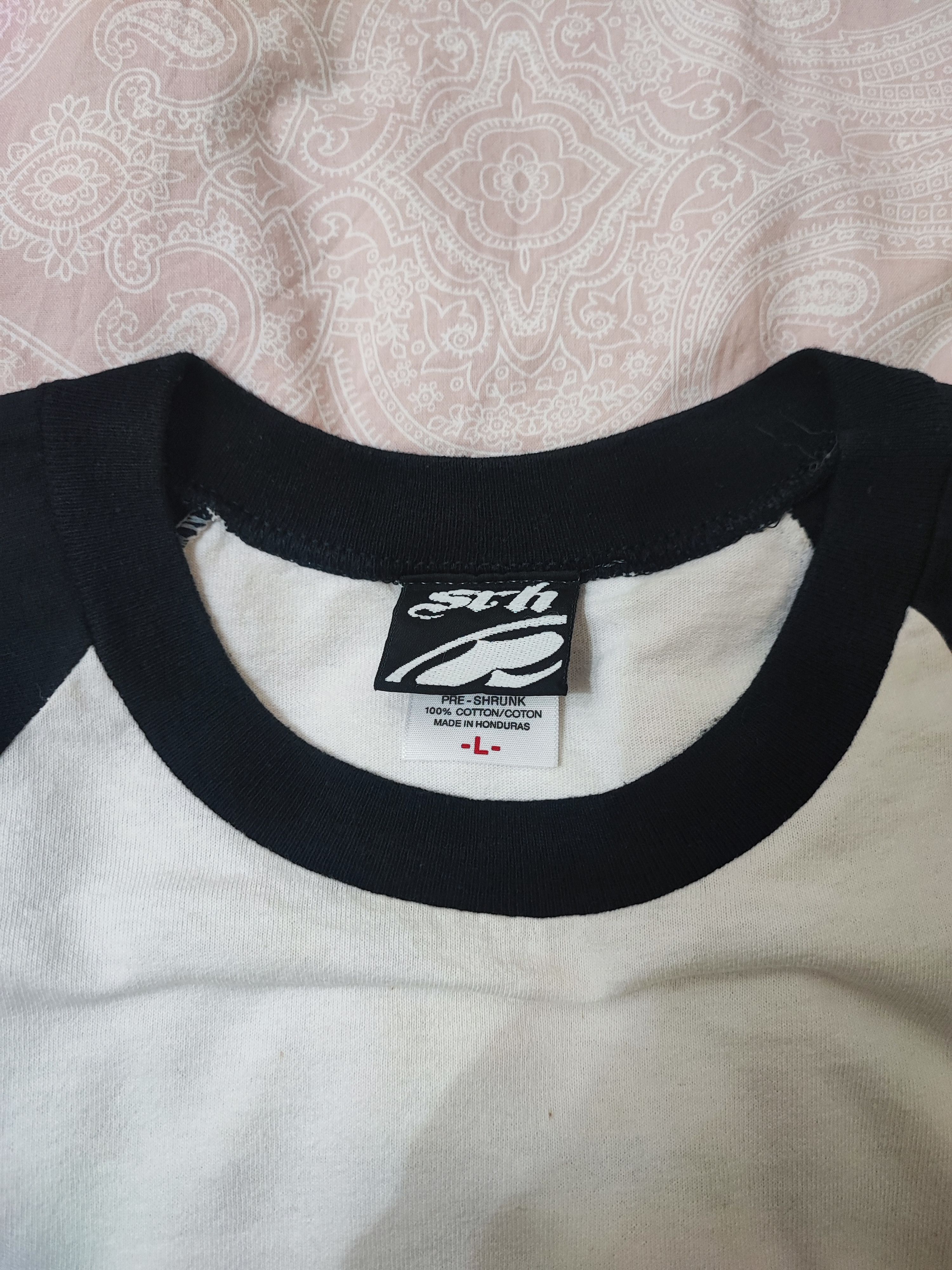 Vintage Vintage Streetwear SRH 3 quater sleeve T-shirt Size US L / EU 52-54 / 3 - 5 Thumbnail