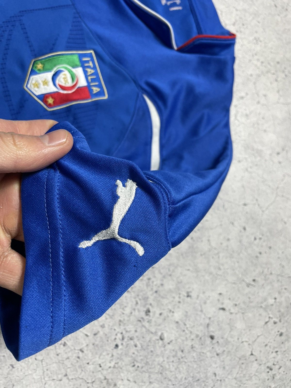 Puma Vintage Puma Italia National Team Soccer Jersey Y2K Size US M / EU 48-50 / 2 - 6 Thumbnail
