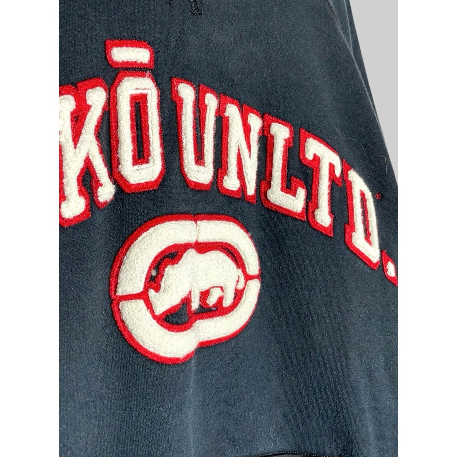 Vintage Vintage Ecko Unltd Hoodie Men’s M Black Red Rhino Logo Pullover Sweatshirt Size US M / EU 48-50 / 2 - 5 Thumbnail