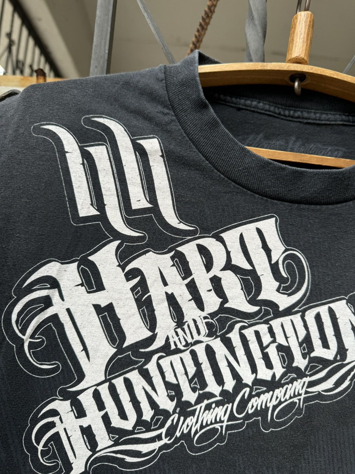 Affliction Hart and Huntington Graphic Print T Shirt Tatto Skull AOP Size US L / EU 52-54 / 3 - 4 Thumbnail