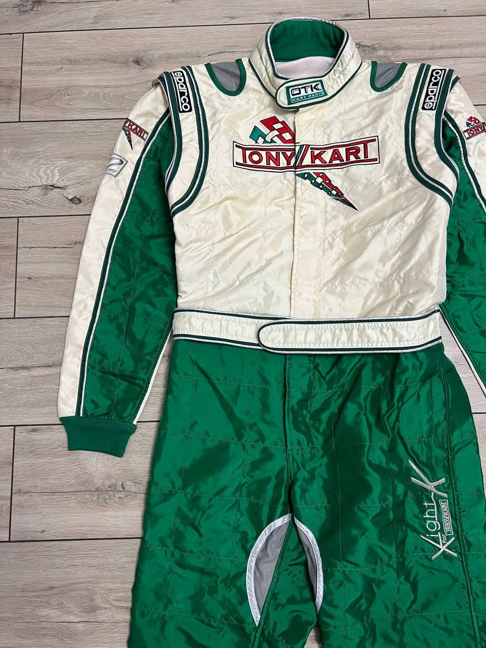 Formula 1 × Vintage Sparco Tony Kart K28 X-light Vintage Racing Suit sz 58 Size 46L - 13 Thumbnail