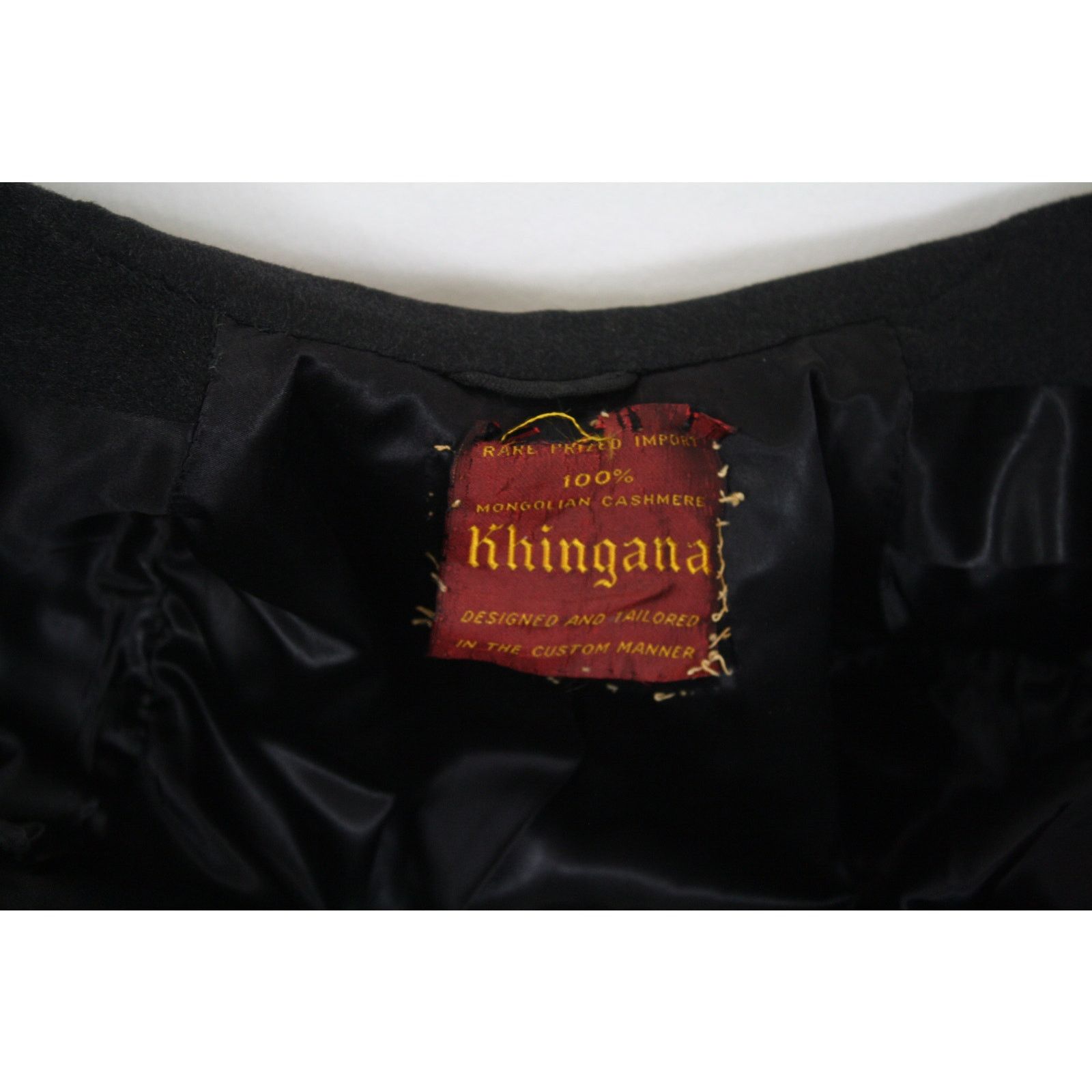Vintage Vintage 80s Kliinalla 100% Mongolian Cashmere Black Overcoat Size US S / EU 44-46 / 1 - 8 Thumbnail