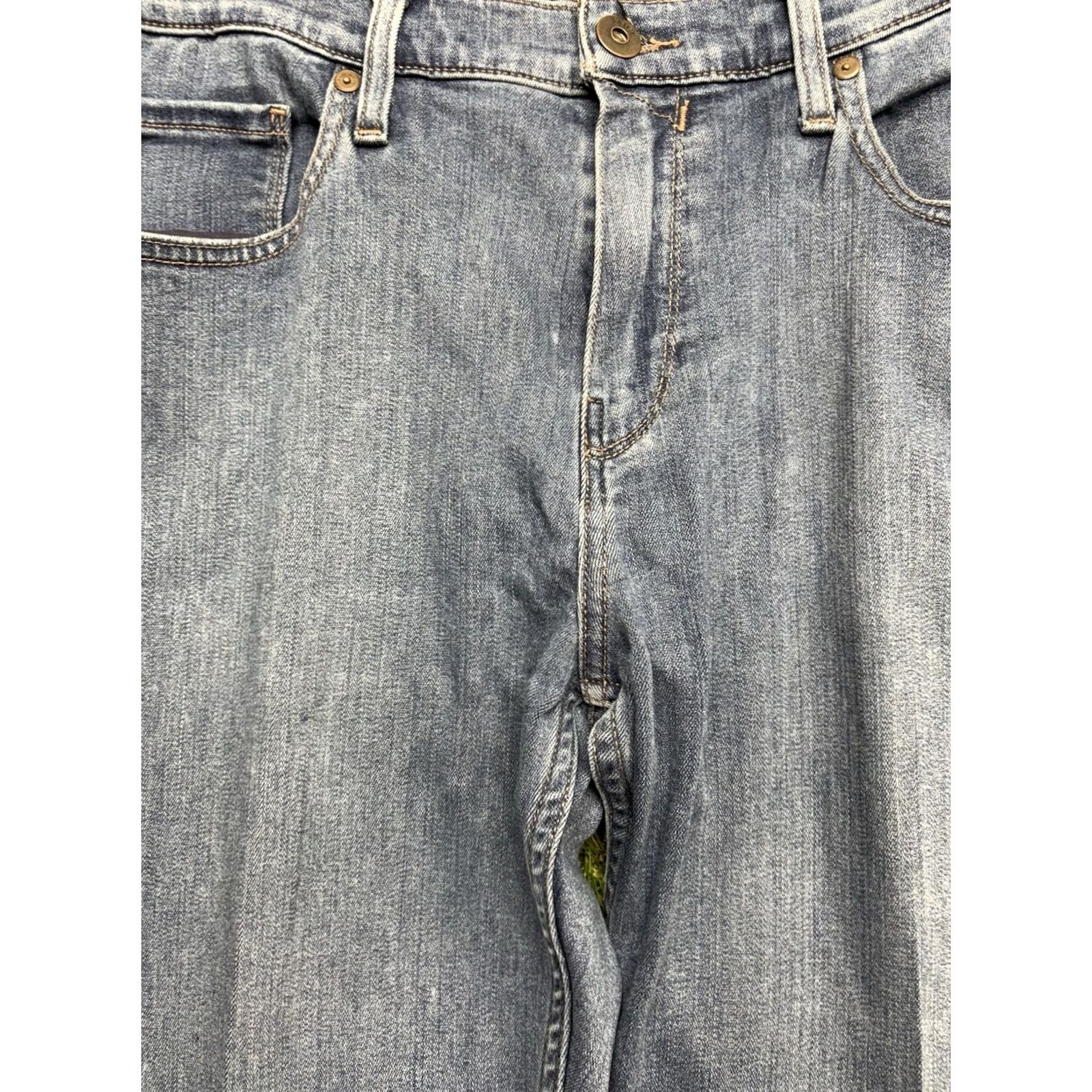 Paige Paige Federal Jeans Mens 35 Stretch Denim Dark Wash Straight Leg Mid Rise City Modern 5-Pocket Mens Jeans Blue Slim Model Paige Federal Size US 35 - 5 Thumbnail