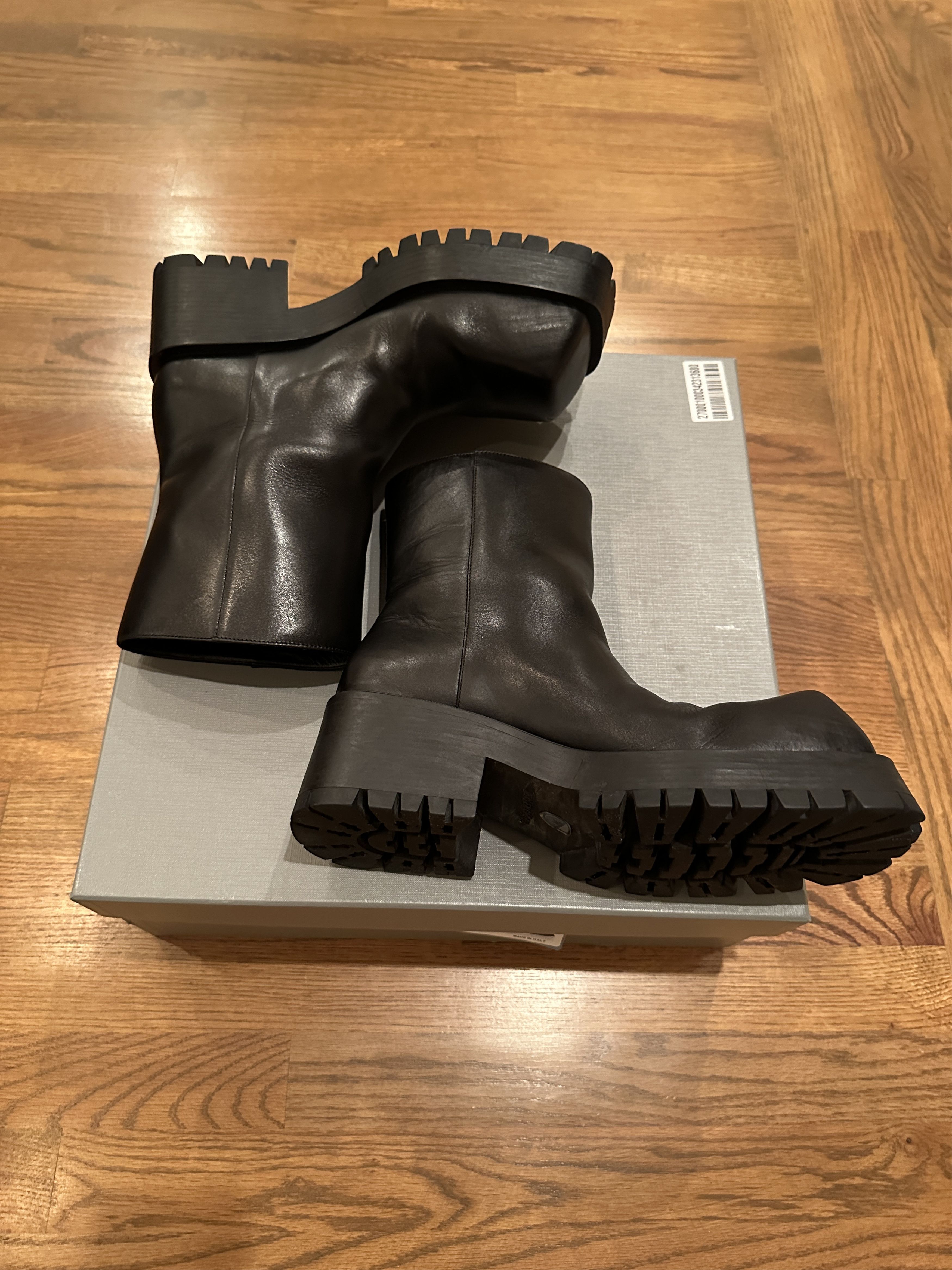 Balenciaga Calf Leather Trooper Boots Size US 6 / EU 39 - 5 Thumbnail