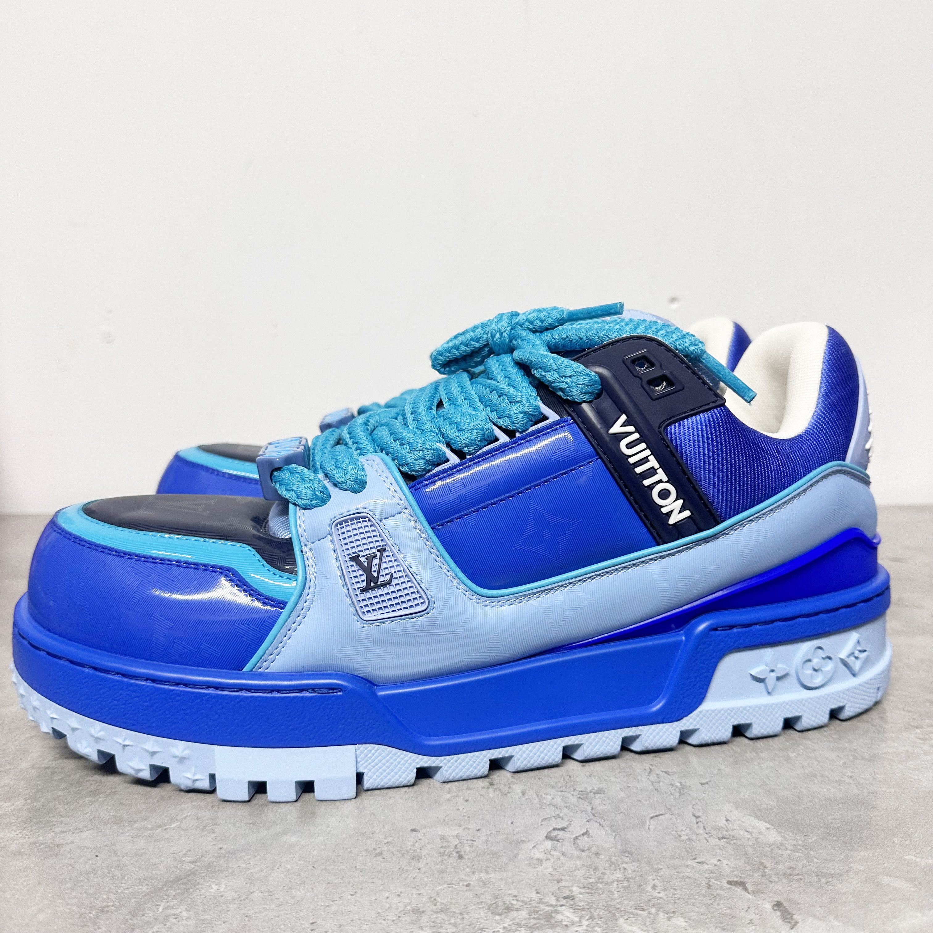 Louis Vuitton Maxi Skate US10.5 LV Trainer Mens Blue trainer