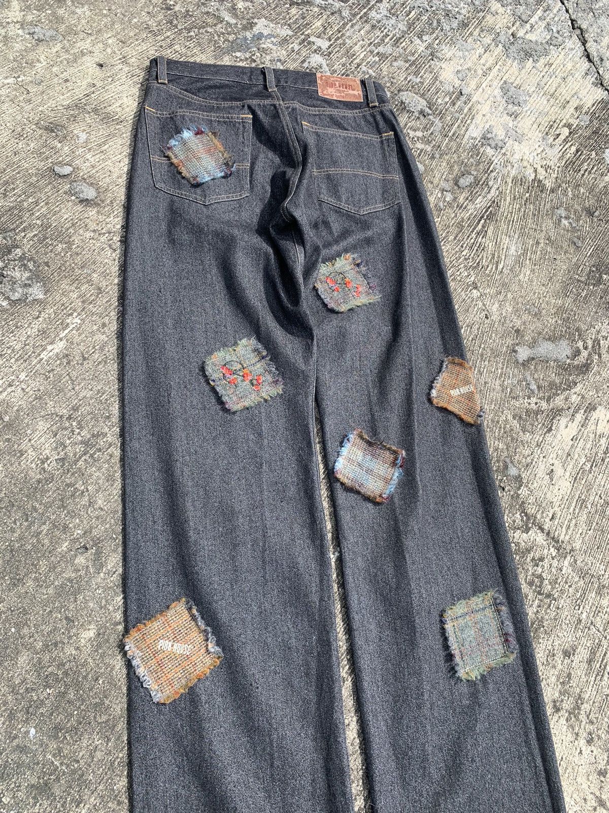 Helmut Lang × Karl Helmut × Pink House Rare🔥 pink house by helmut lang patchwork denim Size US 31 - 13 Thumbnail