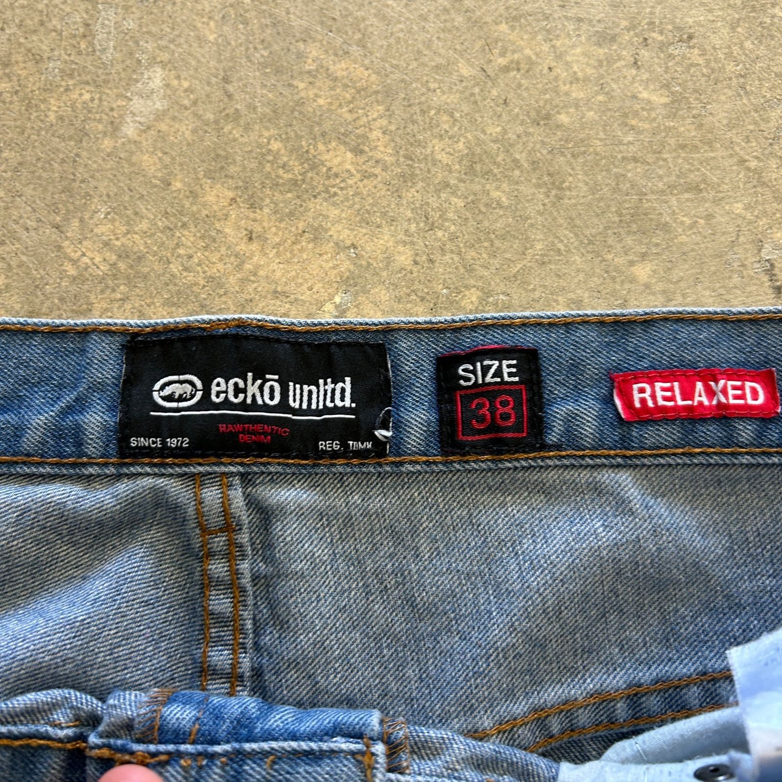 Ecko Unltd. Ecko Unltd Strait Leg Jeans (Baggy) Size US 38 / EU 54 - 2 Thumbnail