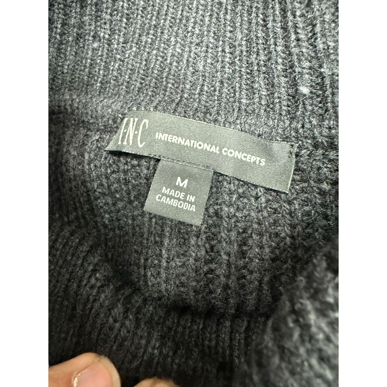 Macys Macys Sweater M Cold Shoulder Chunky NEW #G711 Size M / US 6-8 / IT 42-44 - 6 Thumbnail