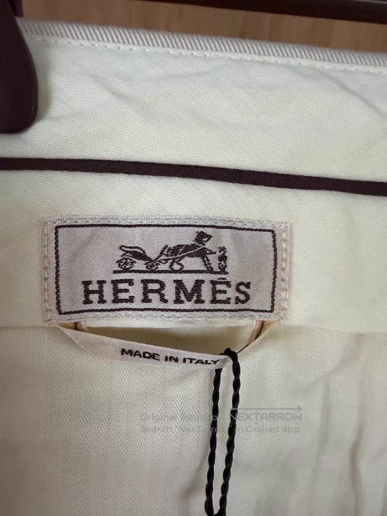 Hermes Hermes Men's casual pants made of gabardine for spring and Size US 40 / EU 56 - 5 Thumbnail