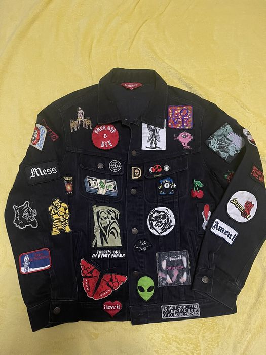 Supreme hotsell patches jacket