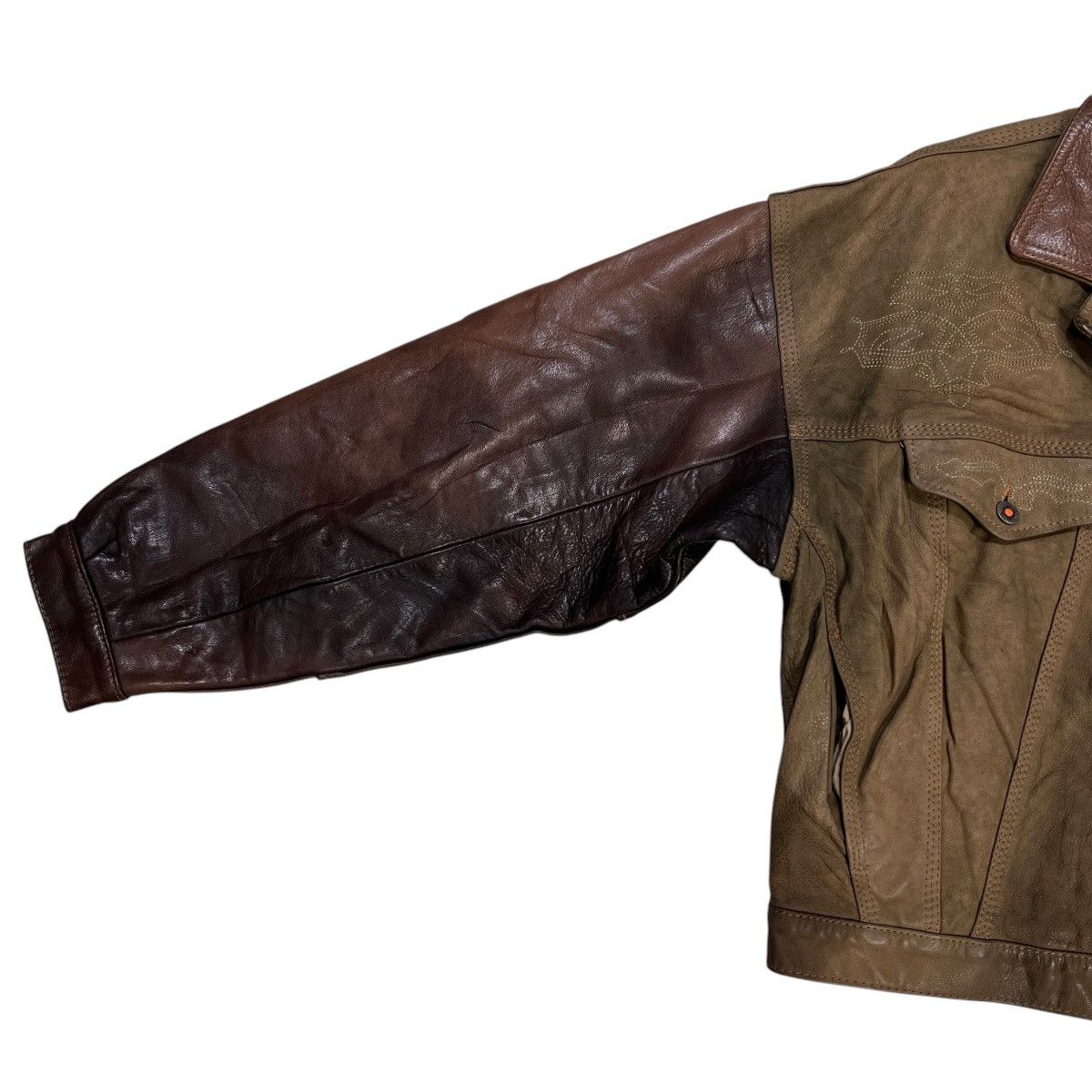 Artisan Outfitters 💥 Vintage Kudsak Artisanal Industrial Product Leather Jacket Size US L / EU 52-54 / 3 - 9 Thumbnail