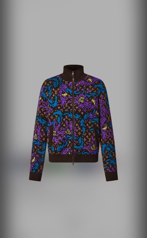 Louis Vuitton Monogram thistle zip through jacket Size US M / EU 48-50 / 2 - 7 Thumbnail