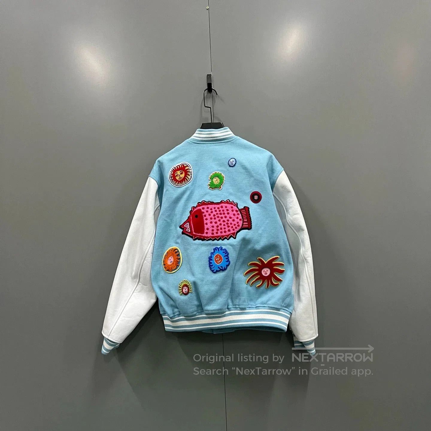 Louis Vuitton Louis Vuitton Kusama Embroidered Varsity Jacket. Size US M / EU 48-50 / 2 - 2 Thumbnail