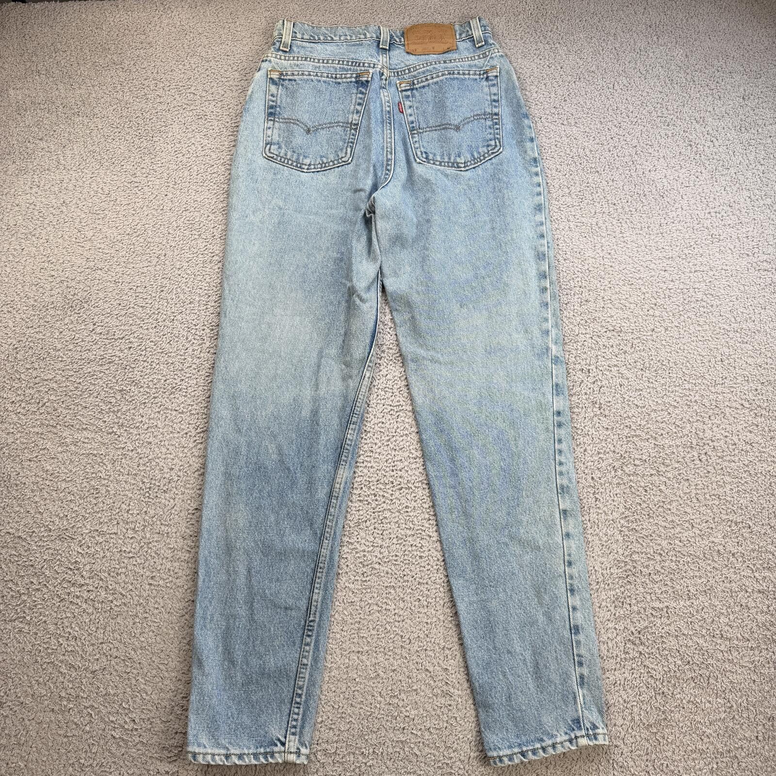 Levi's Vintage 90s Levis 512 Slim Fit Tapered Leg Jeans USA 29x30 Size 29" - 2 Thumbnail