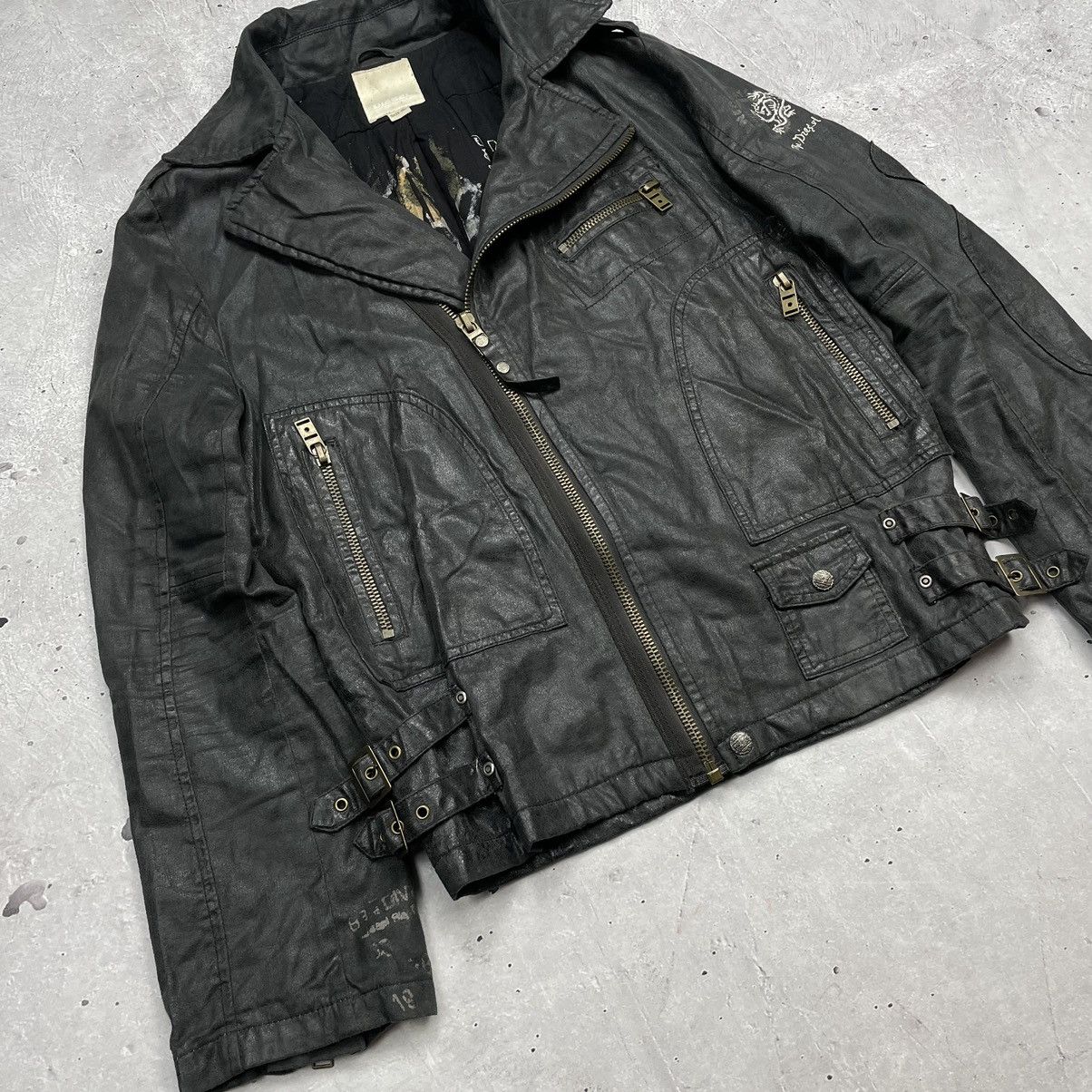 Diesel × Japanese Brand Vintage Diesel Women’s Avantgarde Jacket Japanese Style Size XL / US 12-14 / IT 48-50 - 2 Thumbnail