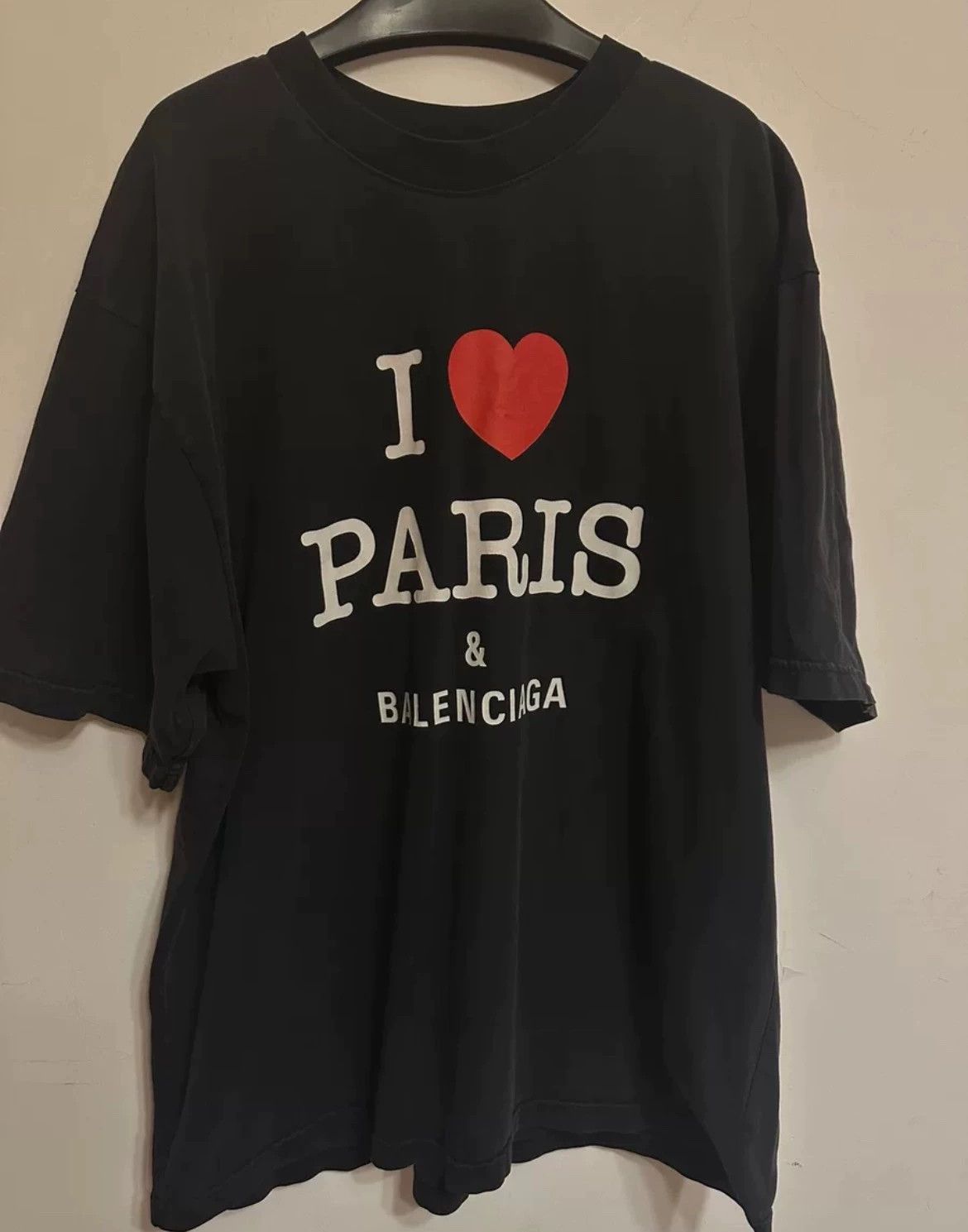 Balenciaga Balenciaga FW24 I Love Paris T-shirt - dmc Size US XS / EU 42 / 0 - 1 Thumbnail