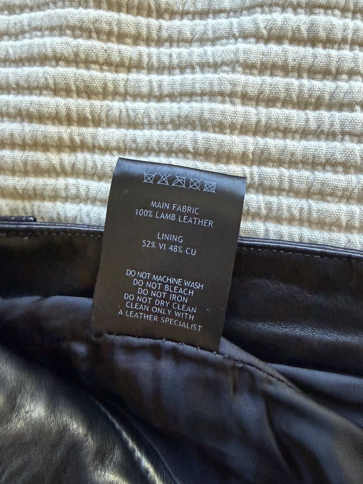 Ernest W. Baker Ernest Baker flared leather trouser Size US 32 / EU 48 - 4 Thumbnail