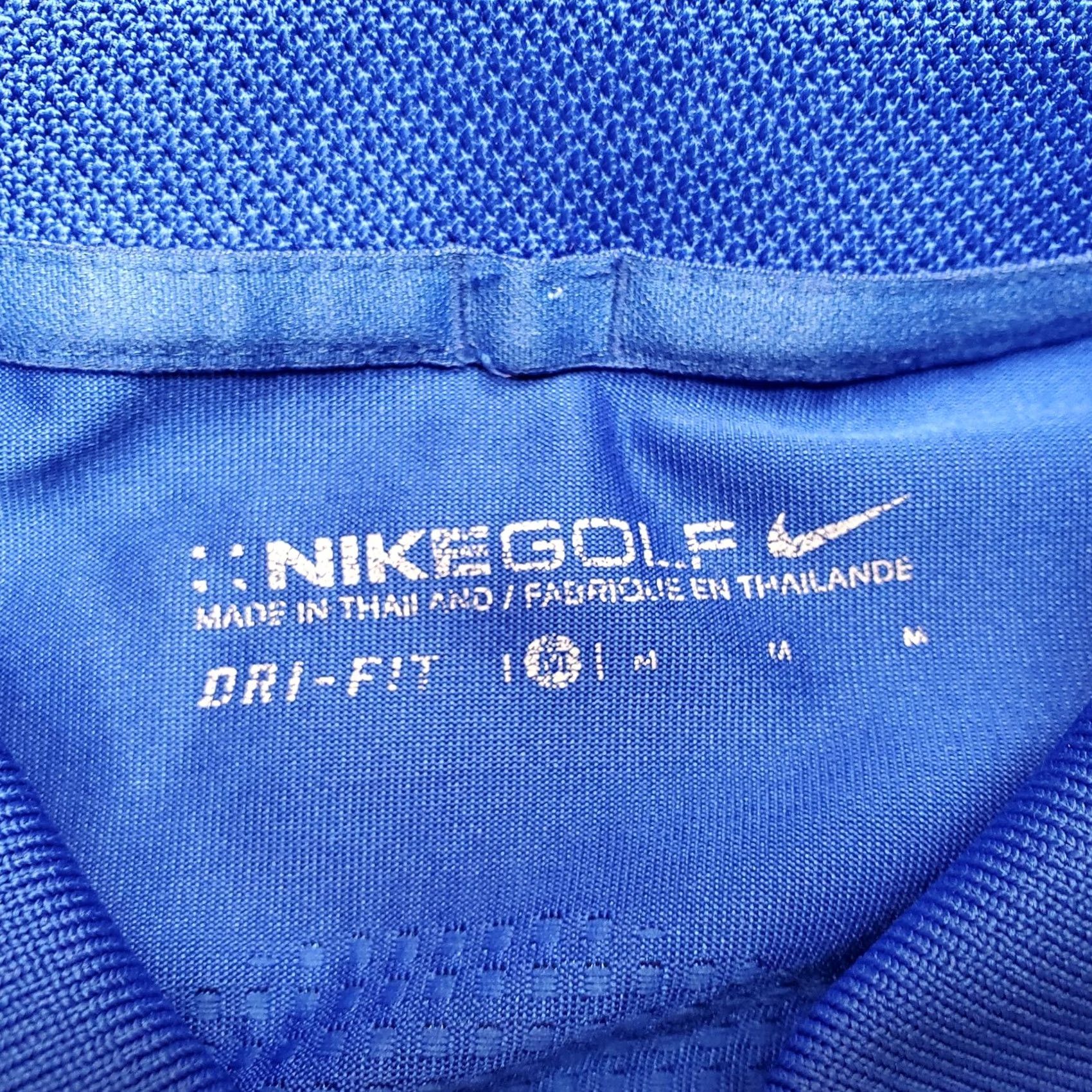 Nike Nike Golf Polo Shirt Mens M Blue Dri-Fit Short Sleeve Casual Size US M / EU 48-50 / 2 - 4 Thumbnail