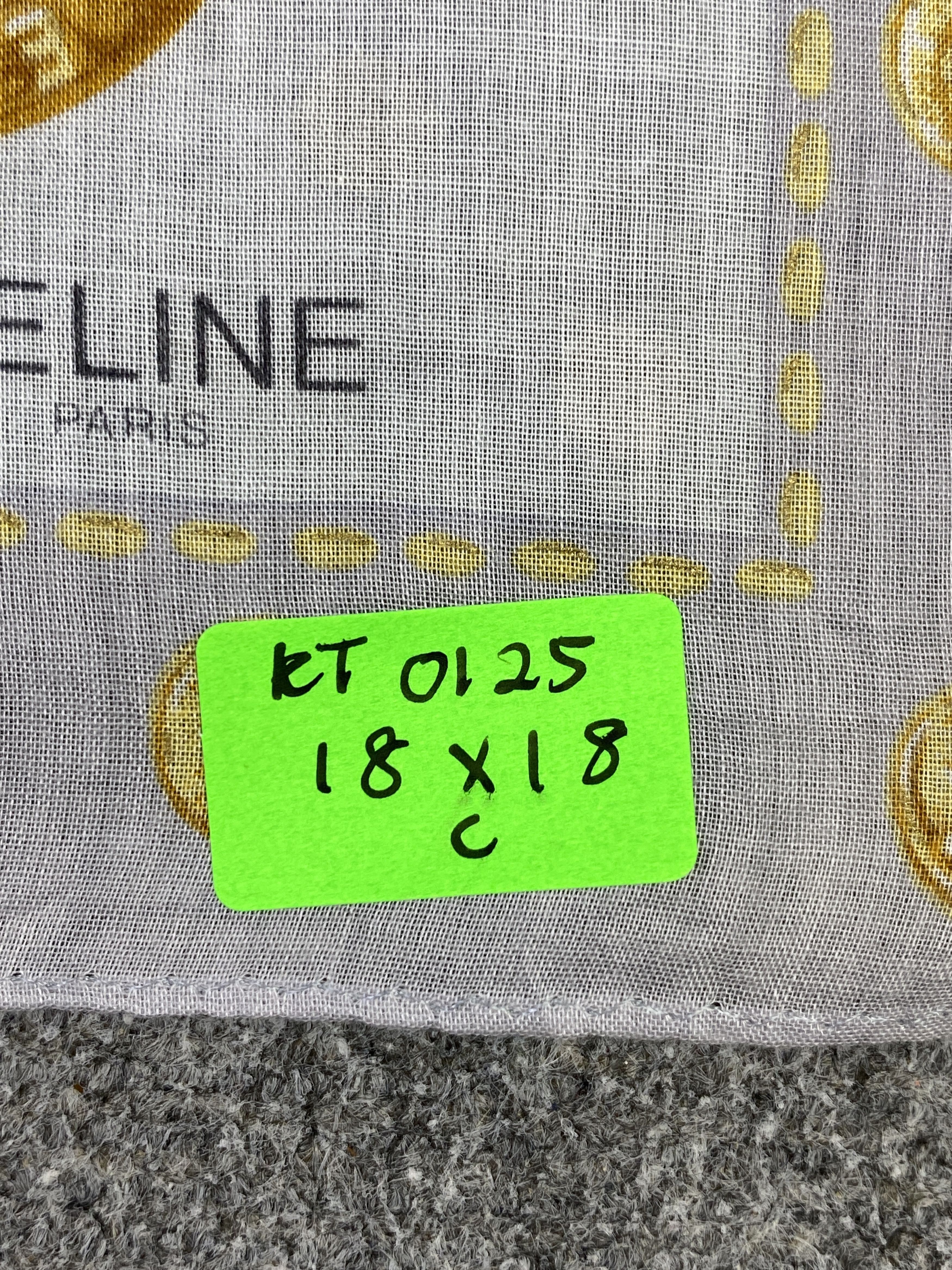 Celine Vintage Celine Handkerchief / Neckerchief KT0125 Size ONE SIZE - 8 Thumbnail