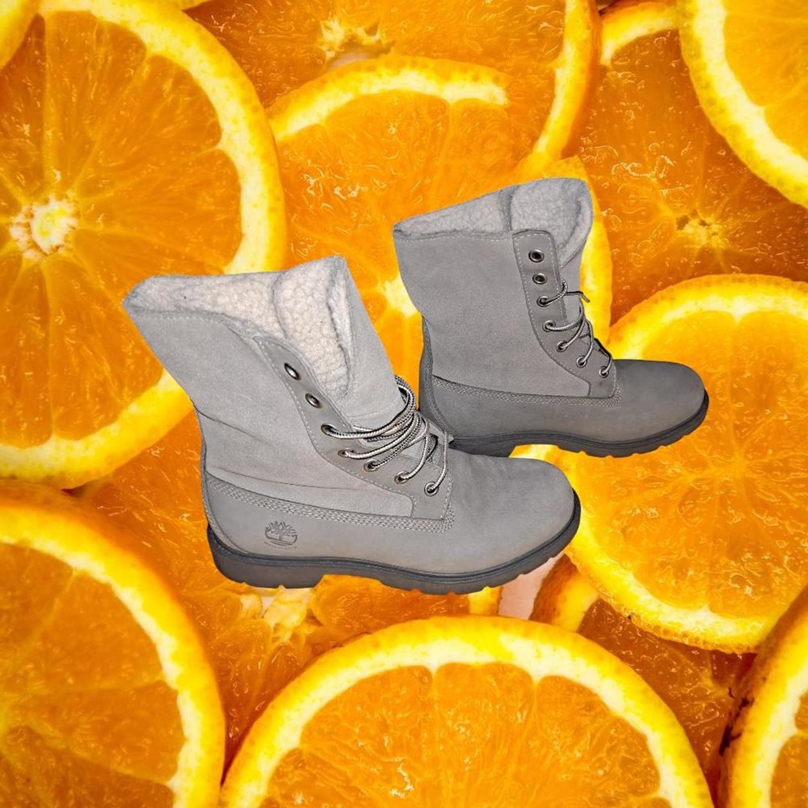 Timberland Timberland Gray‎ Suede OrthoLite Boots Woman's Size 7 Size US 7 / IT 37 - 3 Thumbnail