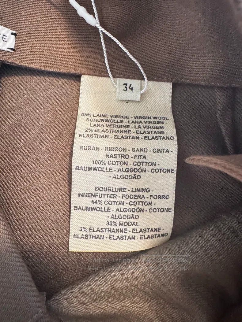 Hermes Hermes Beige shorts Size 42" / US 20 - 4 Thumbnail