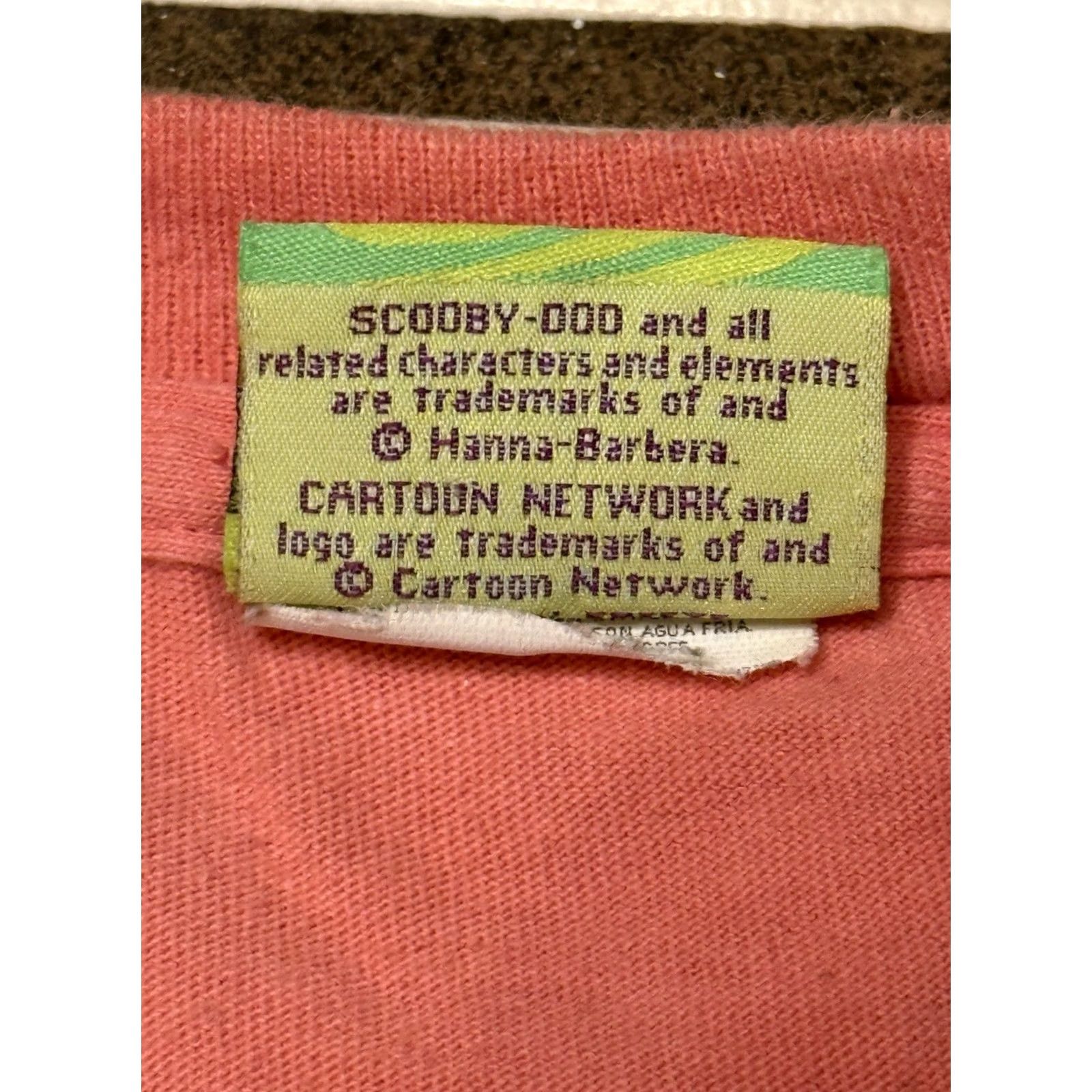 Vintage VINTAGE Cartoon Network Scooby-Doo T-Shirt Medium Shaggy Pink 90s Cartoon Graphic Print Crew Neck Short Sleeve Unisex Adults Boys Girls Mens Womens Size US M / EU 48-50 / 2 - 8 Thumbnail