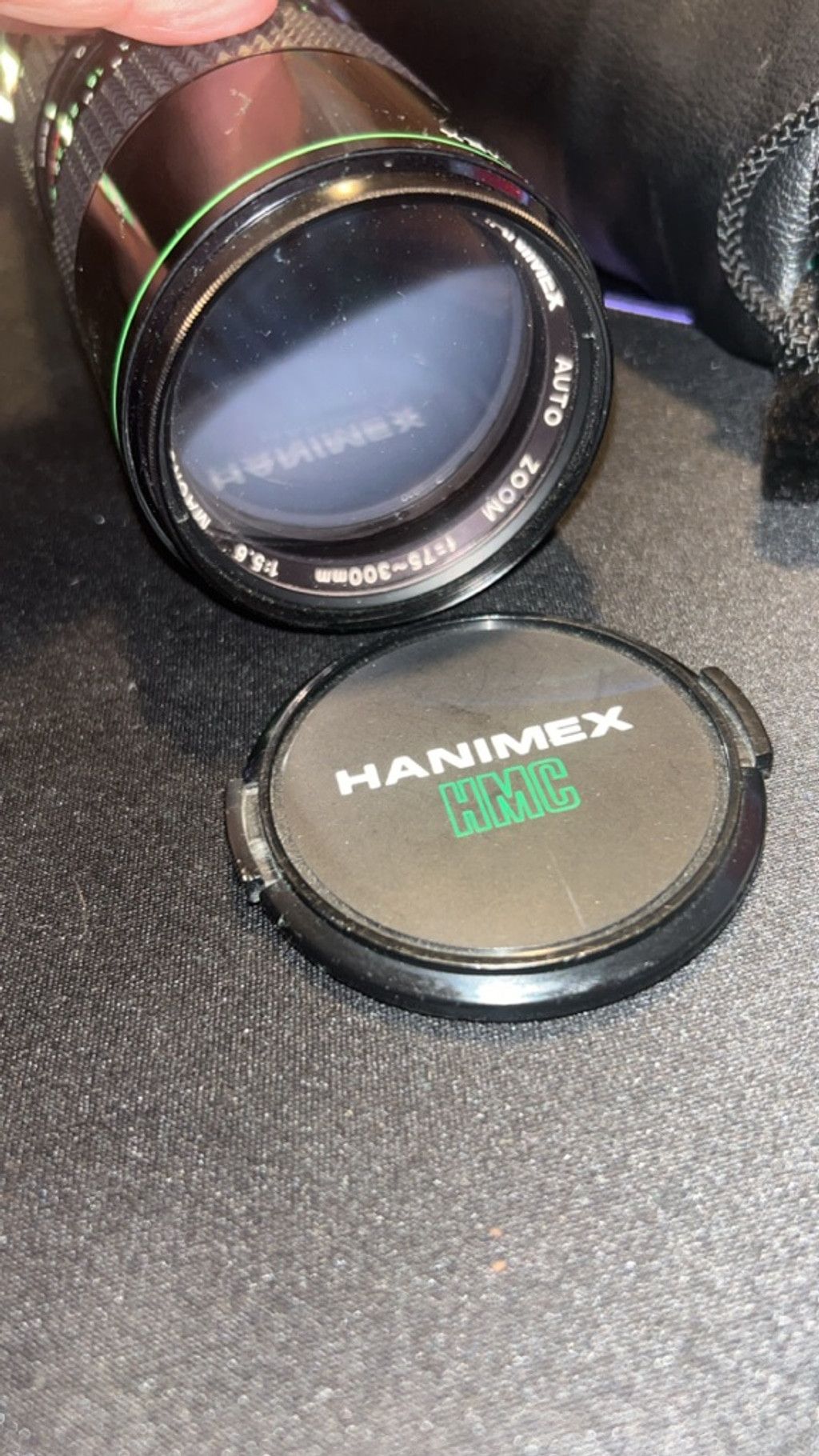 Other Unisex Hanimex Auto Zoom Camera Lens One Size Black Green Size ONE SIZE - 1 Thumbnail