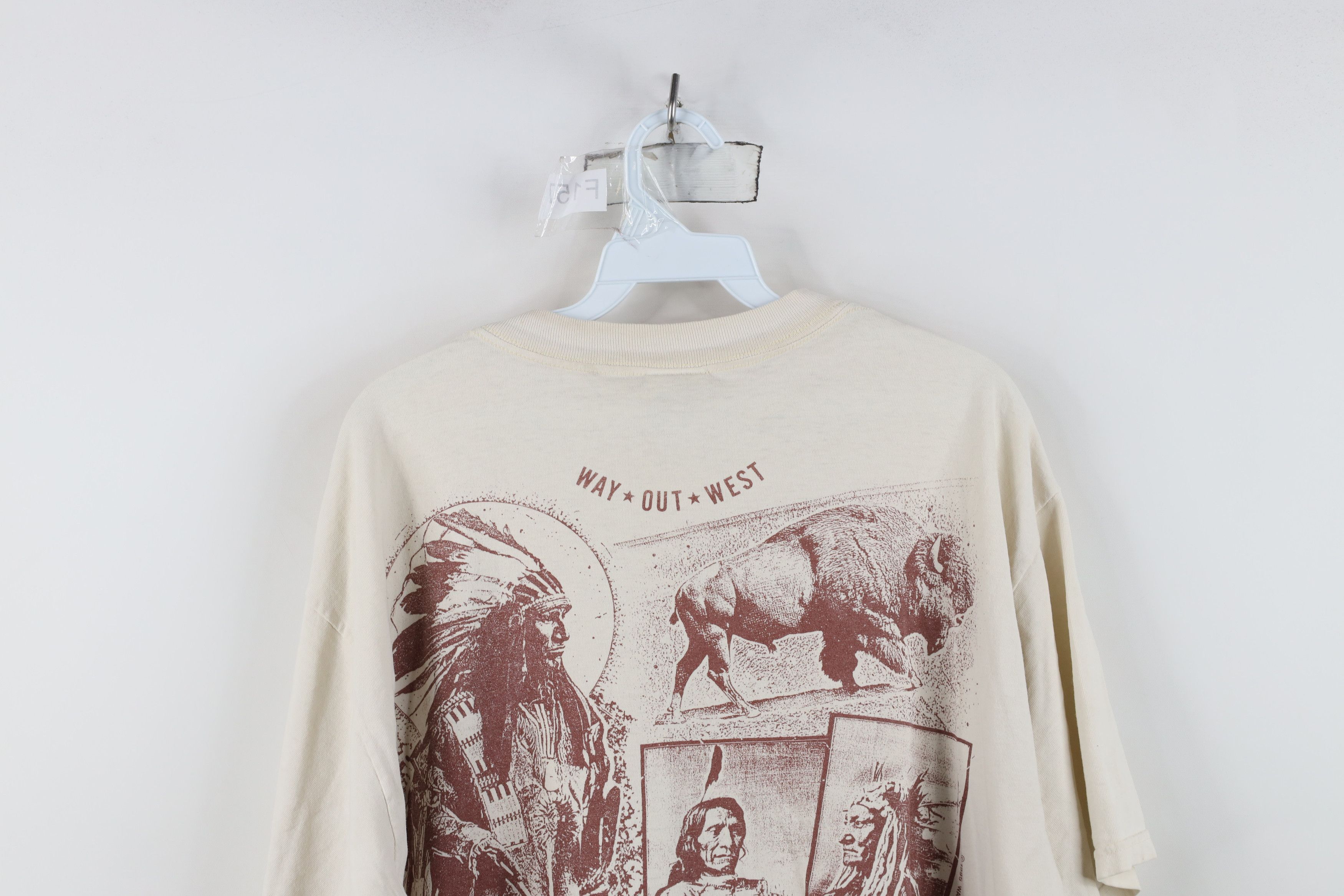Vintage Vintage 90s Streetwear Indian All Over Print T-Shirt USA Size US XL / EU 56 / 4 - 15 Thumbnail