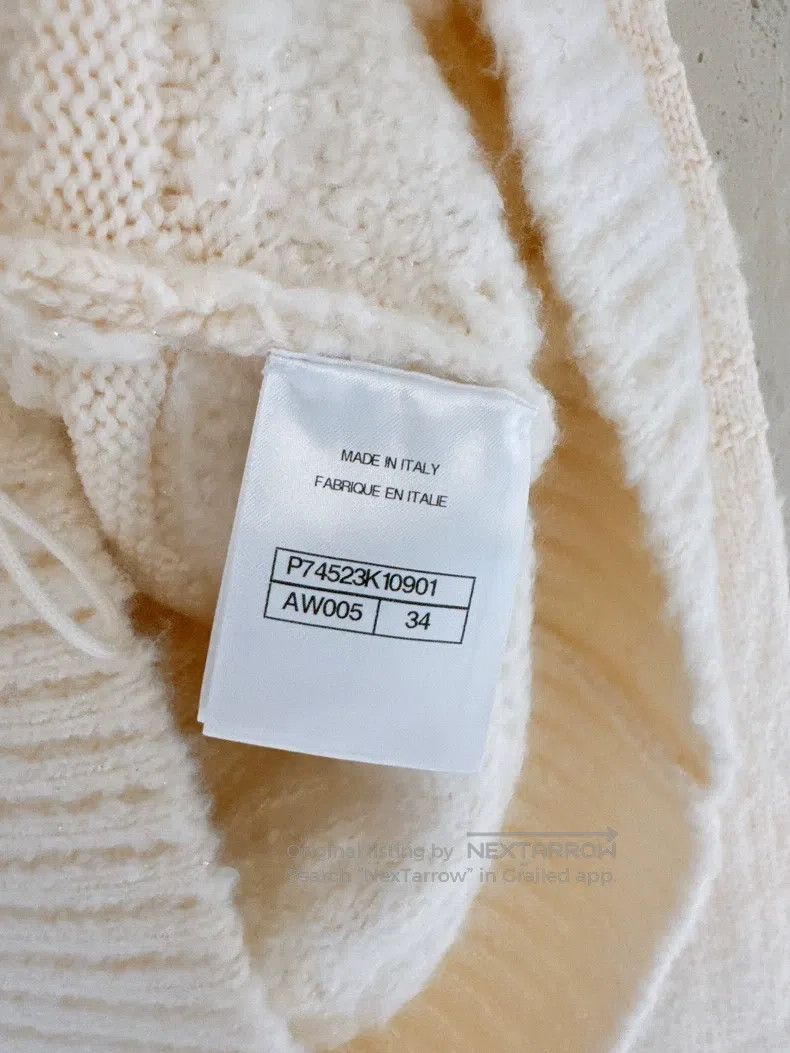 Chanel Chanel 23N Ski Series Beige Cashmere Sweater Size XXS / US 00 / IT 34 - 8 Thumbnail