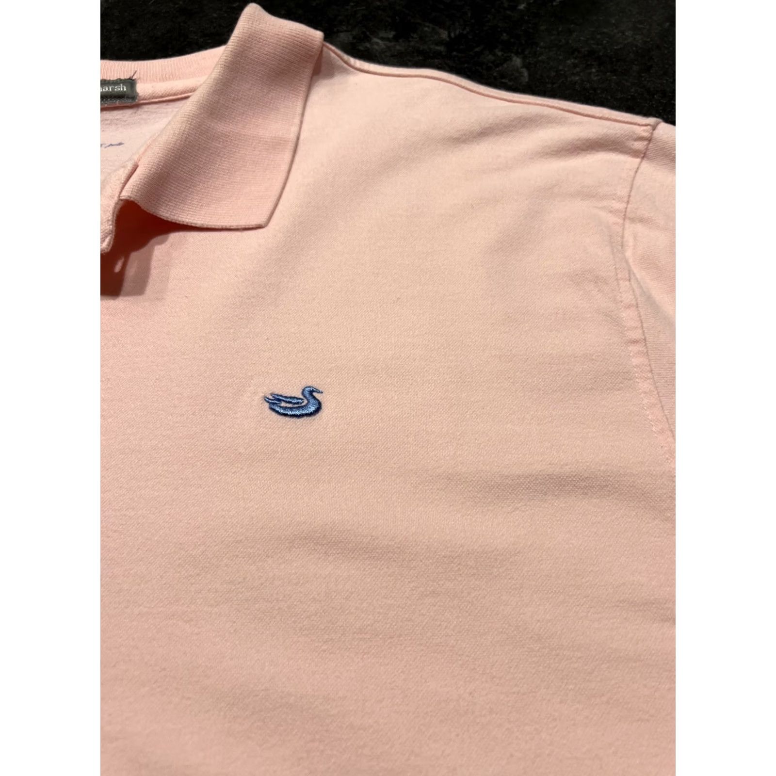Vintage Southern Marsh Polo Shirt Men Pink 2XL Short Sleeve Cotton Blended Breathable Stretch Casual Polo Shirt Shirt Mens XXL Pink Size US XXL / EU 58 / 5 - 3 Thumbnail