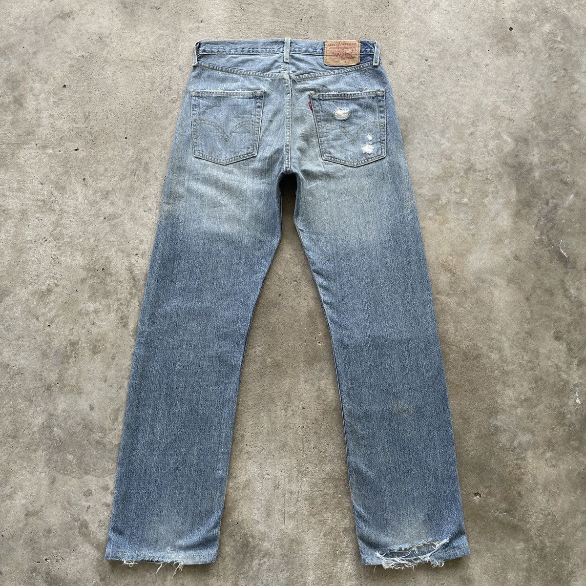 Jean × Levi's × Vintage Vintage Levi’s Fly Button Denim Jeans Pants Faded W32 Size US 32 / EU 48 - 13 Thumbnail