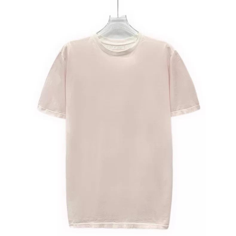 Prada Prada Light pink cotton round-neck short-sleeved T-shirt Size S / US 4 / IT 40 - 1 Thumbnail