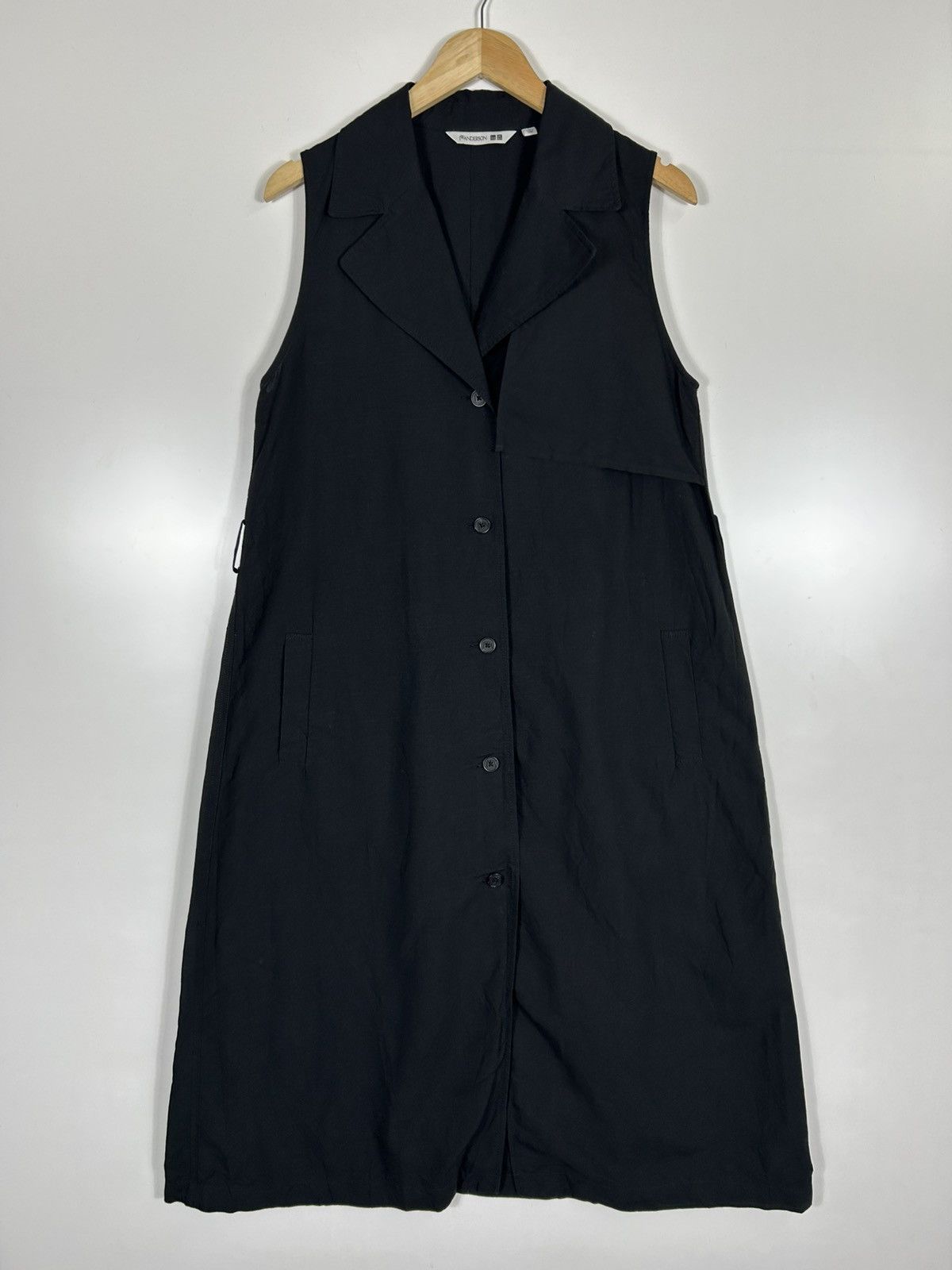 JW Anderson × Japanese Brand × Uniqlo 🔥JW.Anderson Uniqlo Button Sleeveless Maxi Dresses Size L / US 10 / IT 46 - 2 Thumbnail
