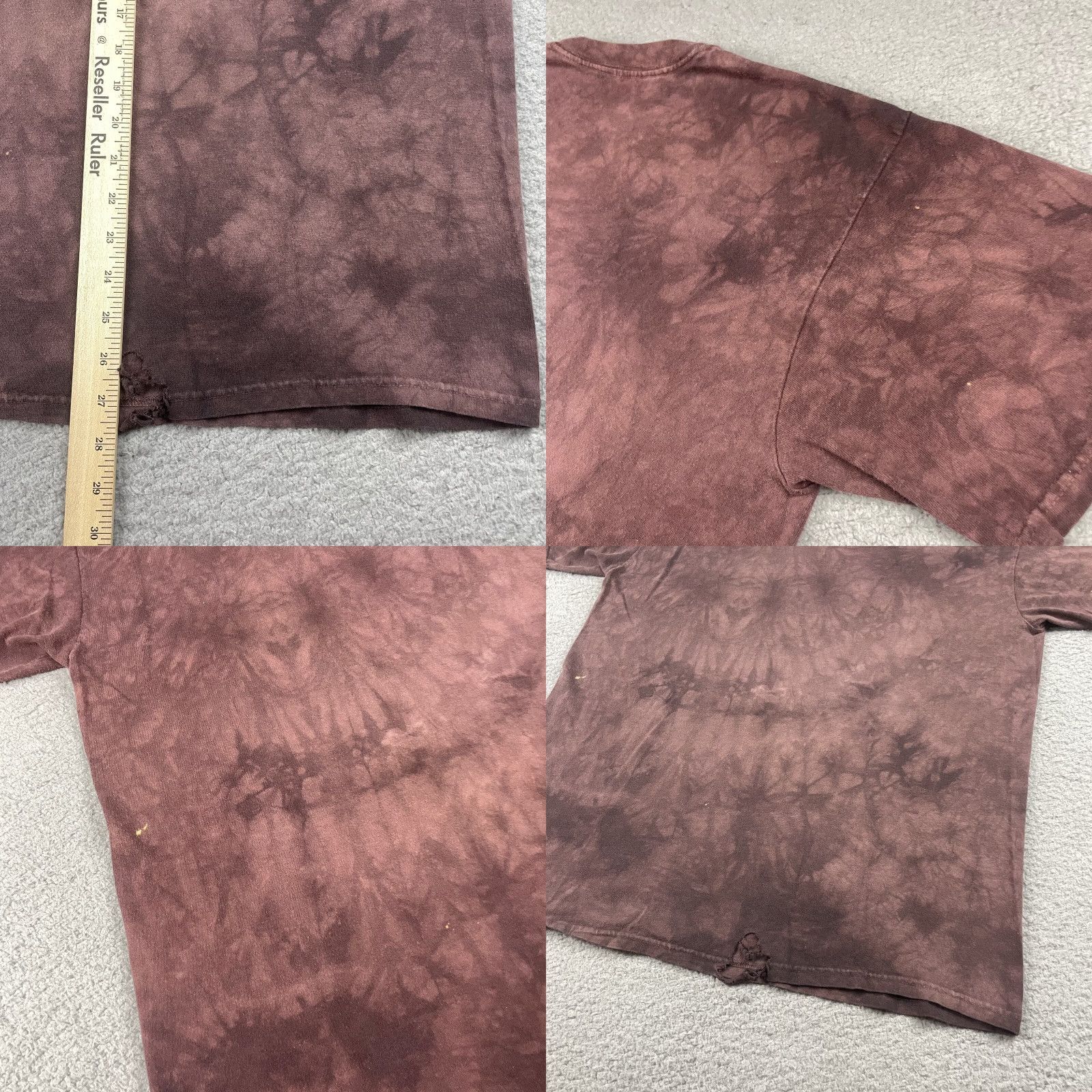 The Mountain VINTAGE The Mountain TShirt Adult Large Brown Yorkshire Terrier Dog Puppy Tie Dye AOP* Size L / US 10 / IT 46 - 9 Thumbnail