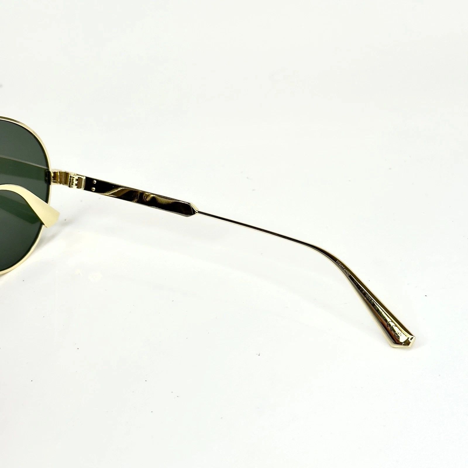 Christian Dior Monsieur CHRISTIAN DIOR Gold Green Cannage A1U CD40165U DIORCANNAGE Size ONE SIZE - 7 Thumbnail