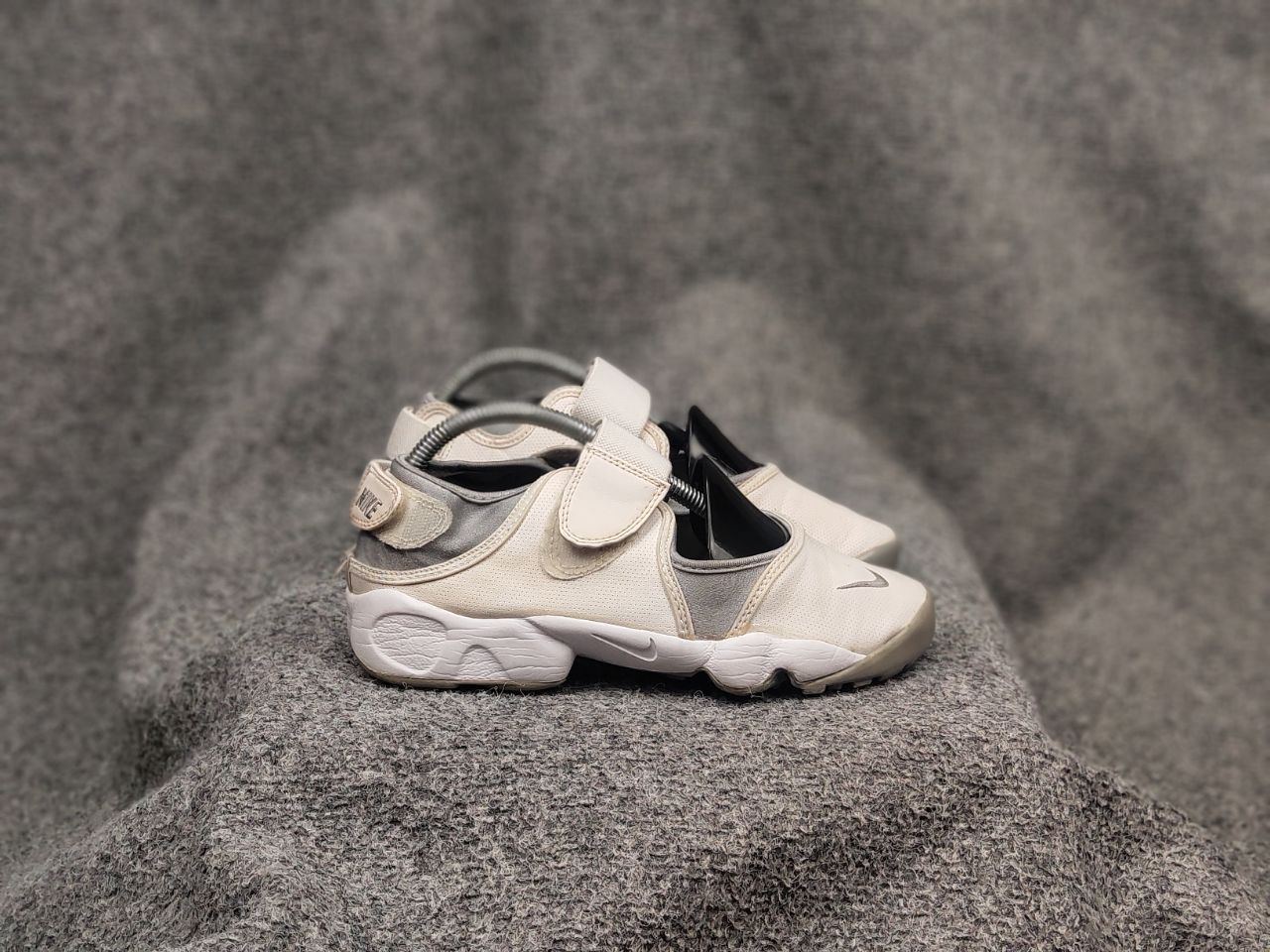 Nike Streetwear Vintage Vintage Nike Air Rift Ninja Swoosh Sneakers Leather Sandals Grailed