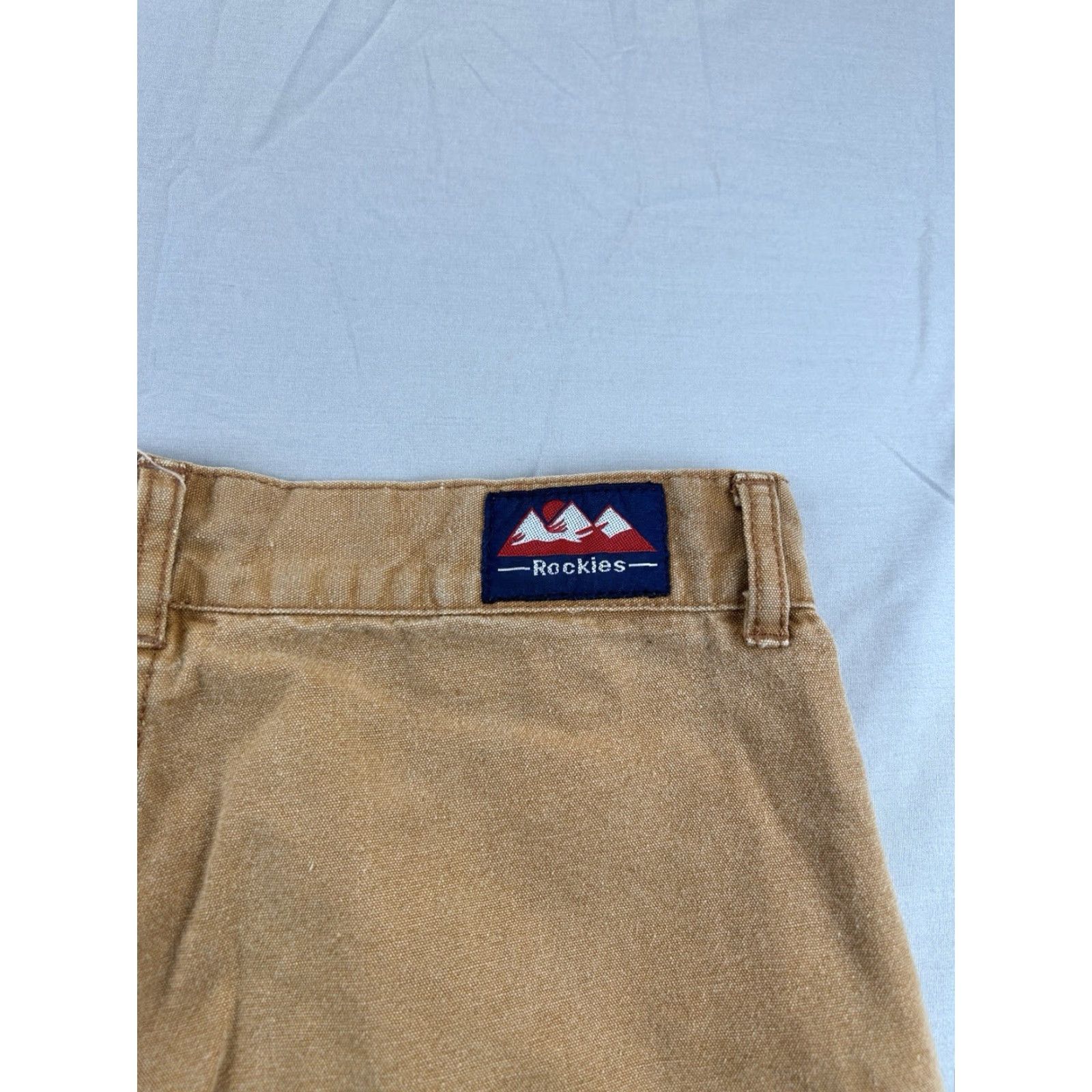 Vintage Rockies Pants 28 Regular Women’s 28x33.5 Western Pleated Brown Tan High Rise Chino Size 28" / US 6 / IT 42 - 3 Thumbnail
