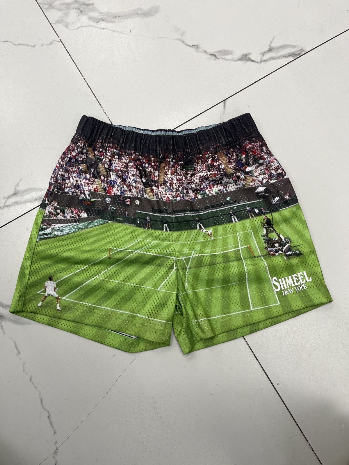 Other SHMEEL Grass Tennis Shorts "Green/Black" Size US 30 / EU 46 - 1 Thumbnail