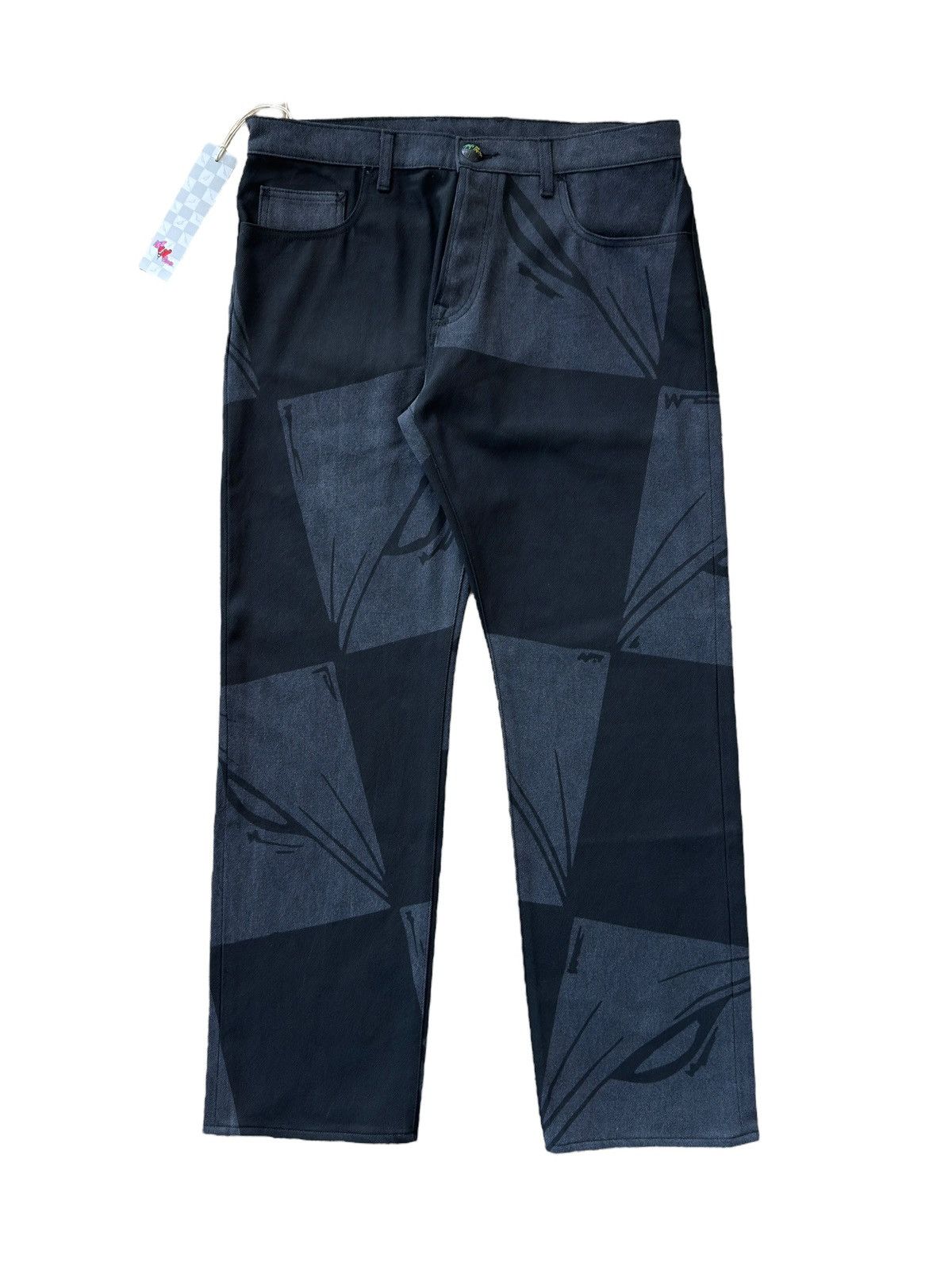 Matty Boy Matty Boy ‘99 Eyes’ Black Denim Jeans Size US 34 / EU 50 - 1 Thumbnail