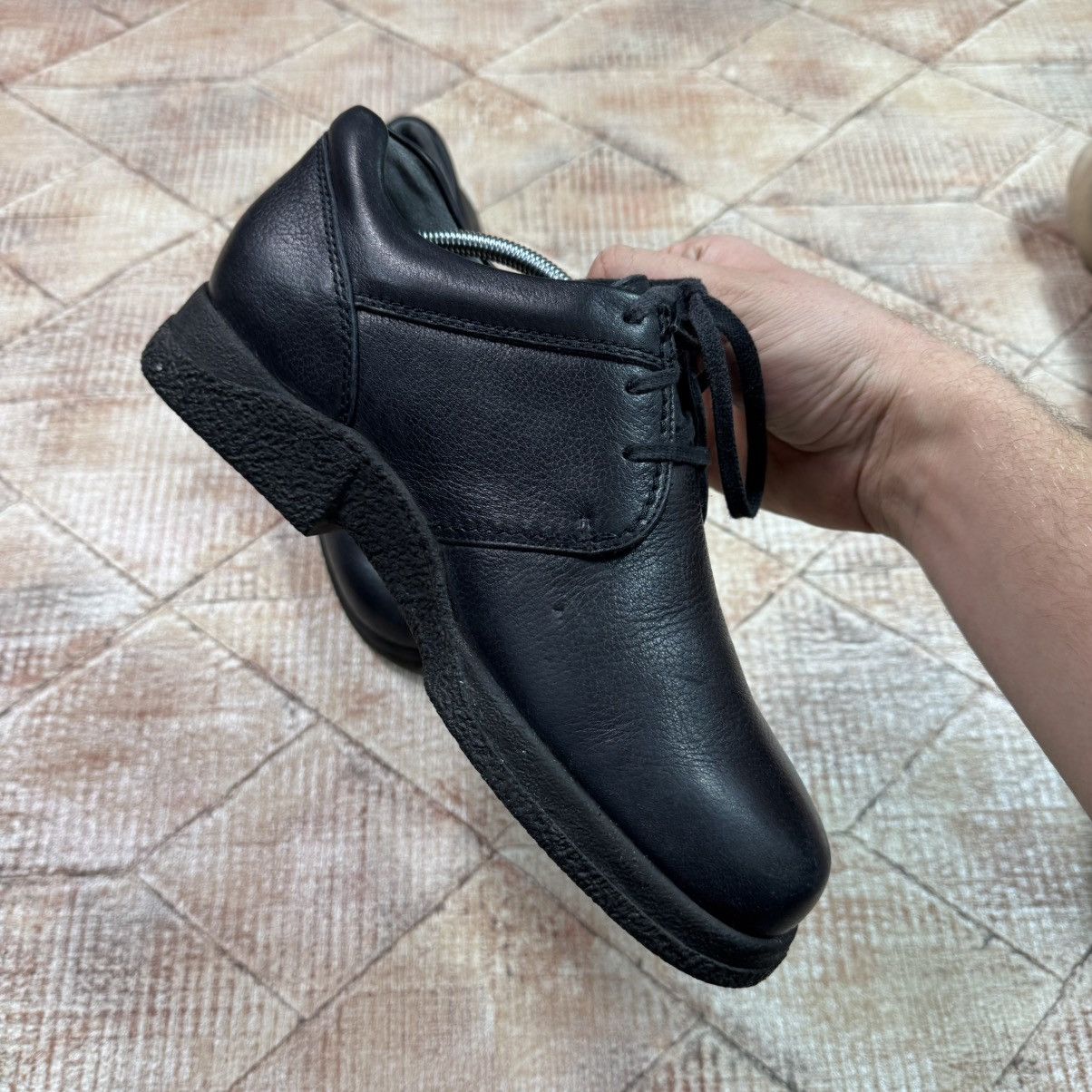Genuine Leather × Mephisto Mephisto Leather Derby Black Shoes High Quality Casual Hype Size US 7 / EU 40 - 6 Thumbnail