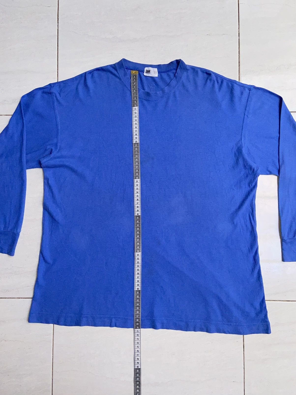 Issey Miyake IM MIYAKE DESIGN STUDIO Blue Long Sleeve T-shirt Size US L / EU 52-54 / 3 - 7 Thumbnail