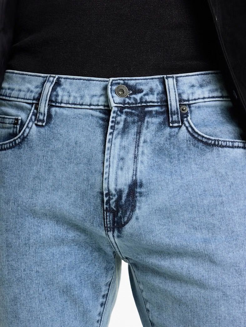 John Varvatos Wight Cloud Wash Slim Fit Jean 31 Size US 31 - 3 Thumbnail