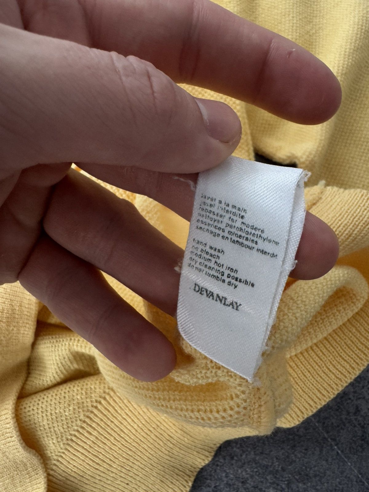 Lacoste Vintage Chemise Lacoste Wool Sweater V- Neck Size US XL / EU 56 / 4 - 9 Thumbnail