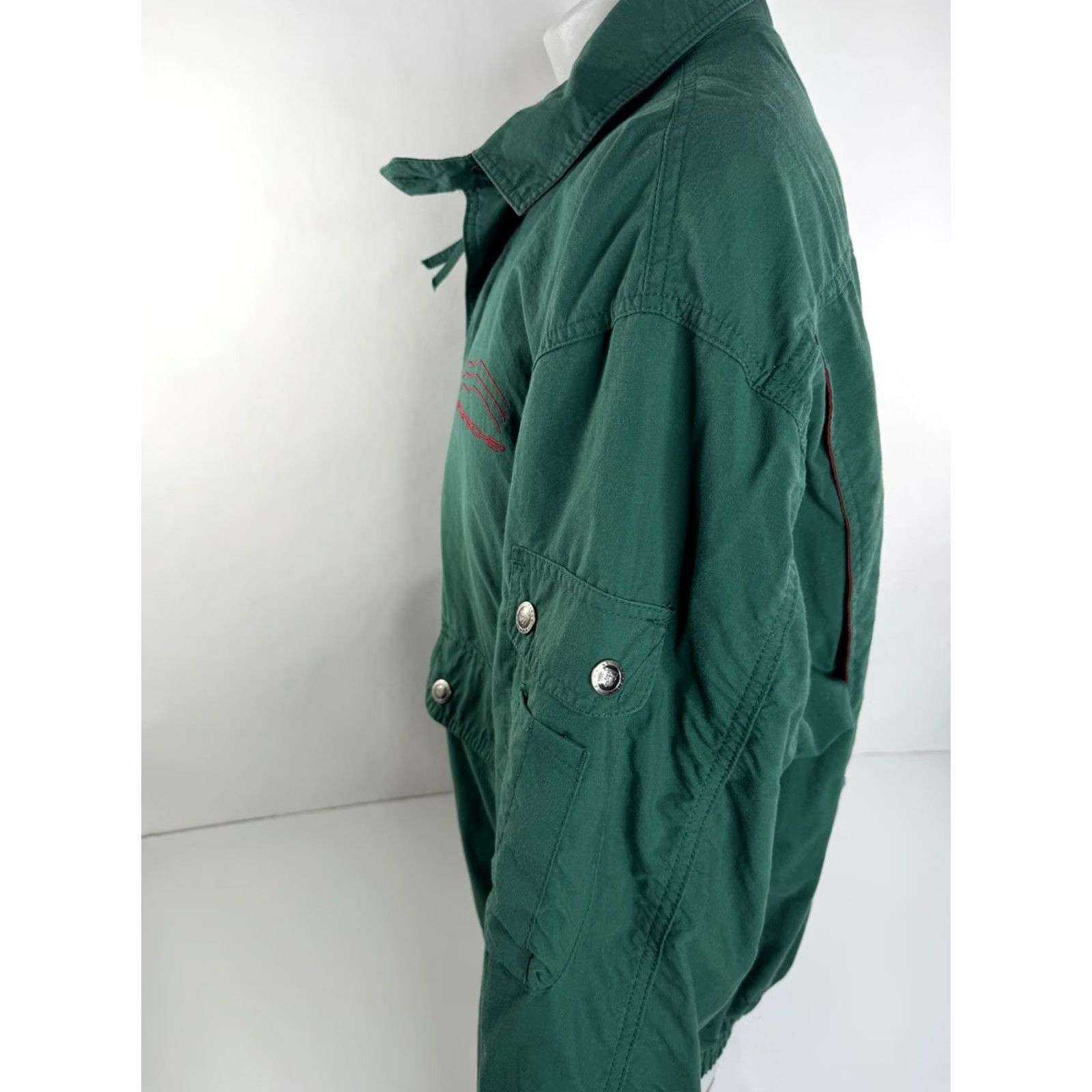 Vintage PORSCHE Evolution Crown Embroidered Vintage Mens L Jacket Green Size L Jacket Mens Vintage Embroidered Porsche Evolution Crown Size US L / EU 52-54 / 3 - 4 Thumbnail